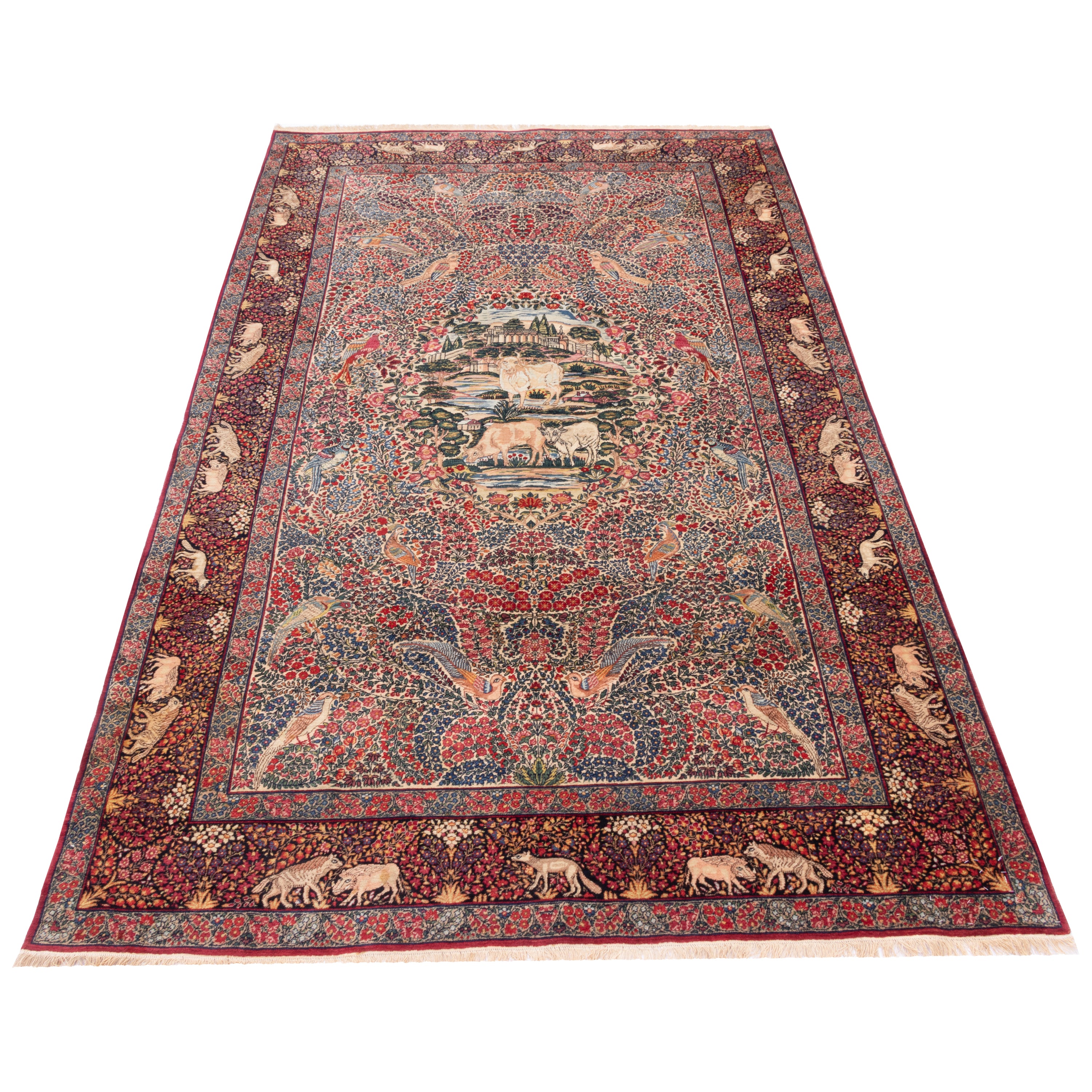 سجاد راور اليدوي — سراسر | صوف / سداة قطن | 140 × 235 سم | SKU 10300006
