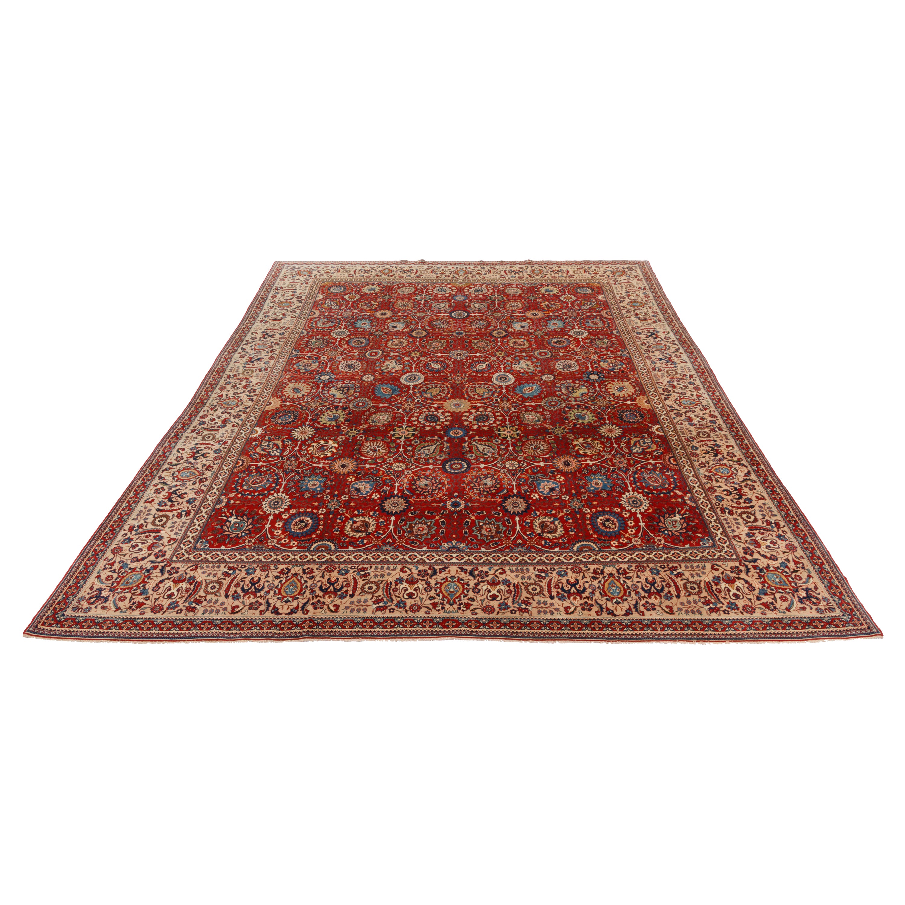 Tehran Handmade Carpet — Afshan | Wool / Cotton Warp | 312 × 412 cm | SKU 11200119