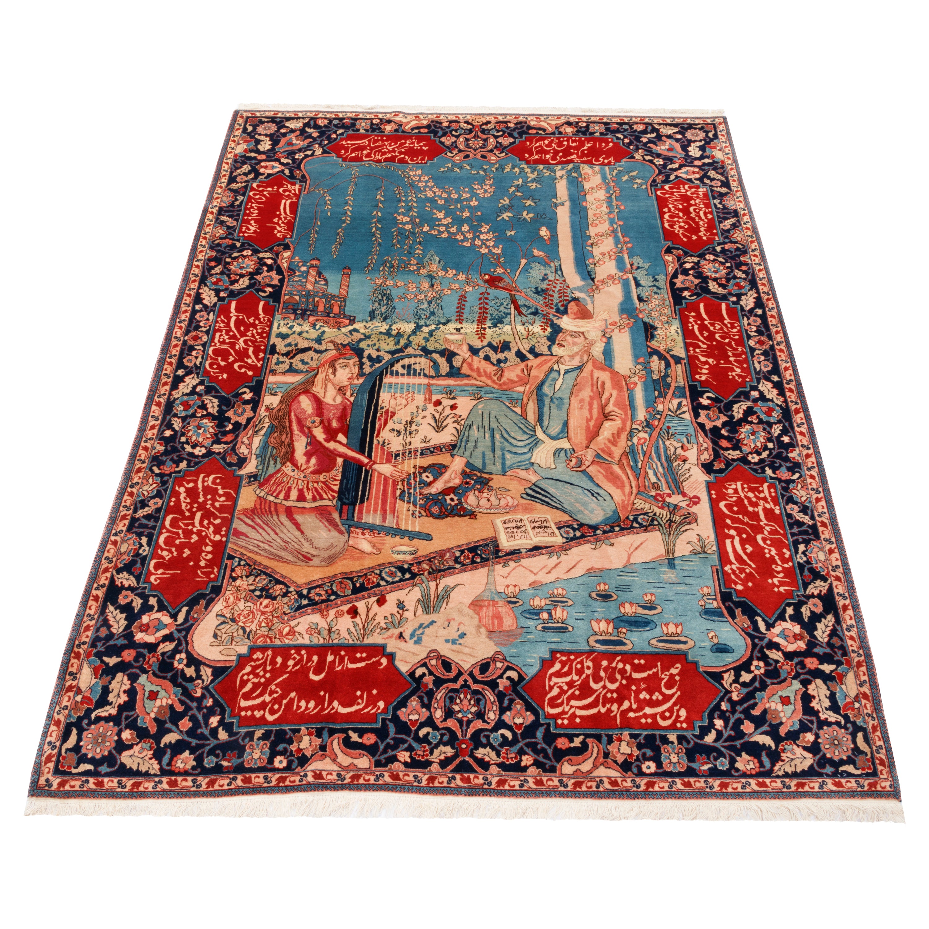 سجادة تبريز يدوية — ساراسار | صوف / سداة قطنية | 165 × 220 سم | رمز المنتج 10300042