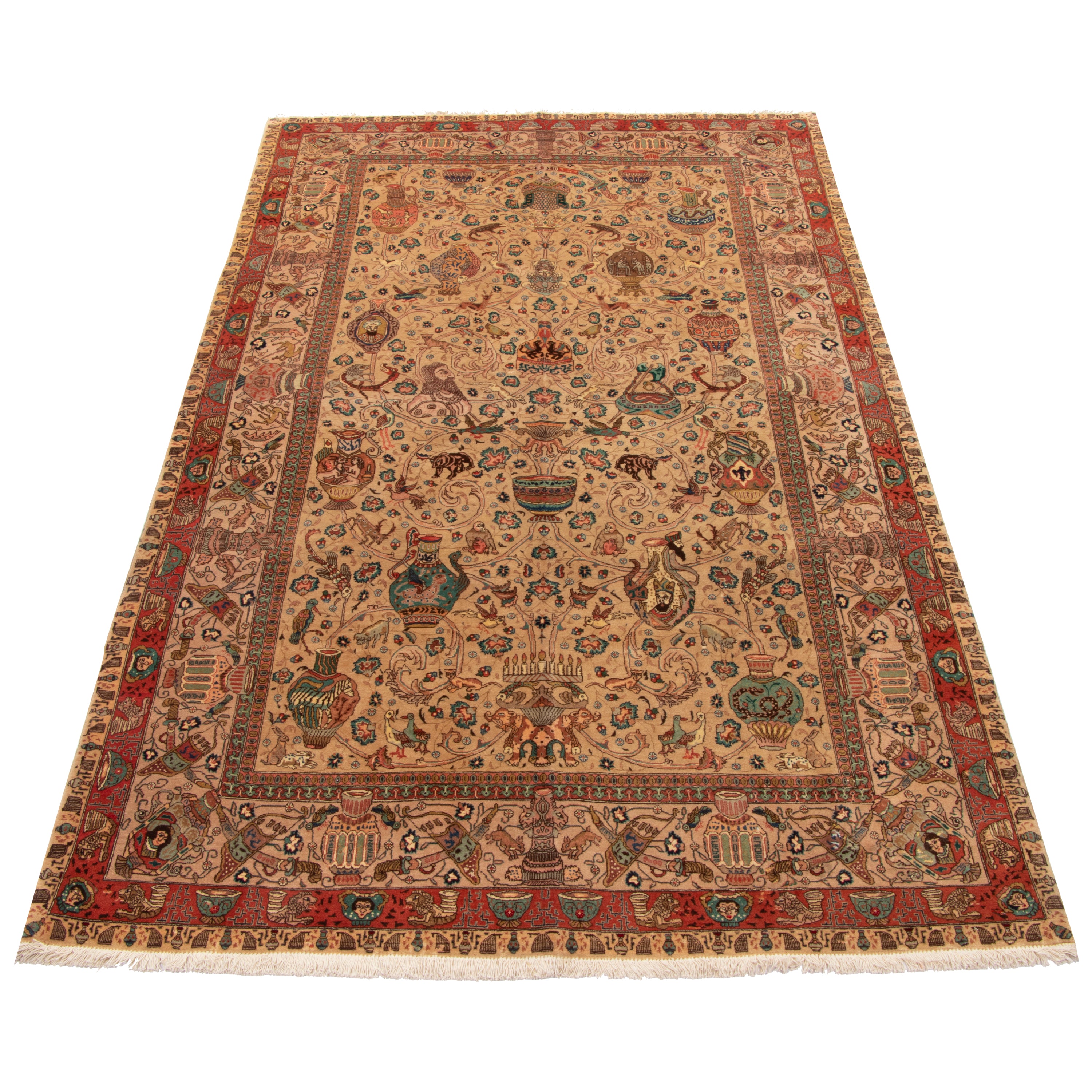 سجادة تبريز يدوية — ساراسار | صوف / سداة قطن | 171 × 278 سم | رمز المنتج 10400078