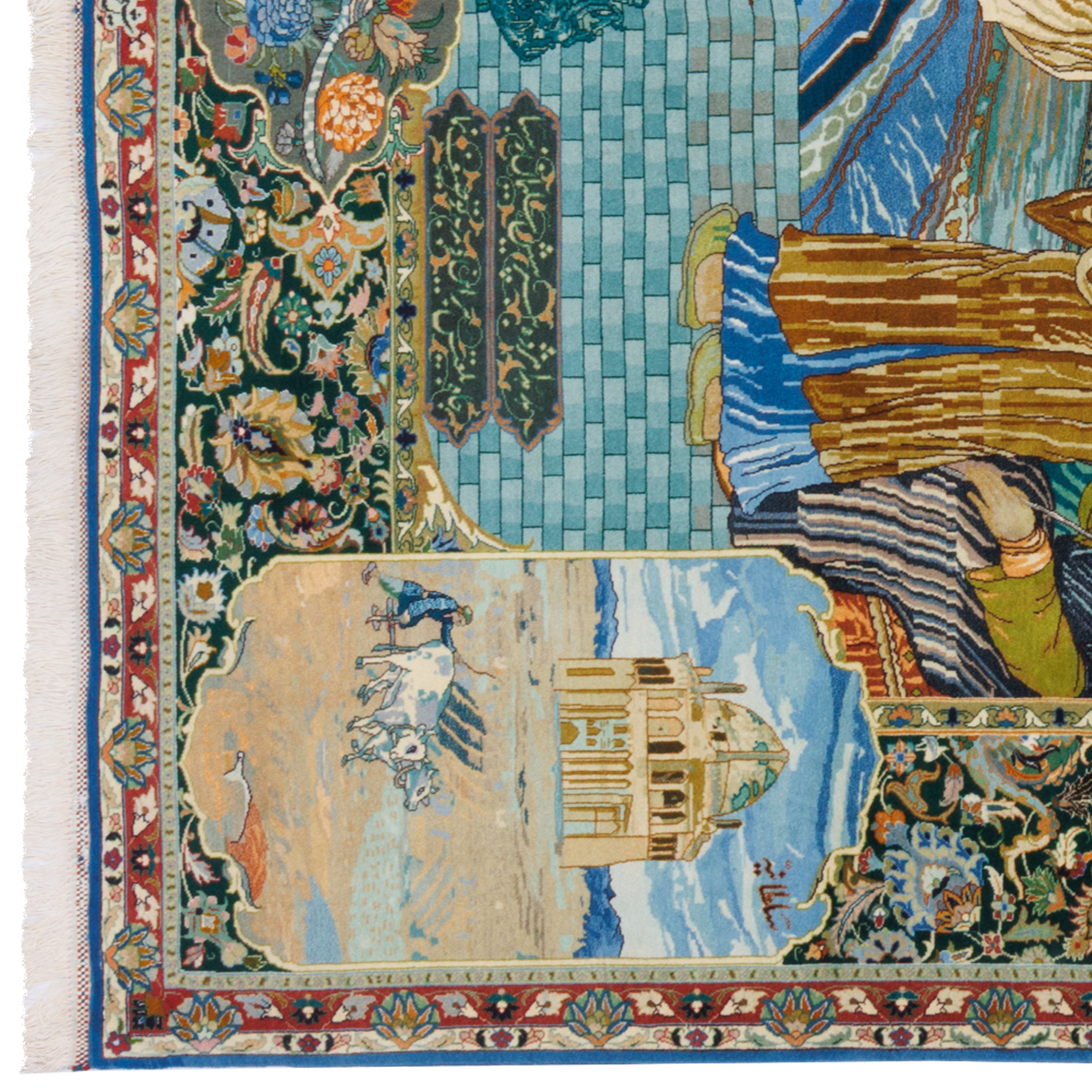 Tabriz Handmade Carpet — Sarasar | Silk Pile / Cotton Warp | 200 × 280 cm | SKU 10500080