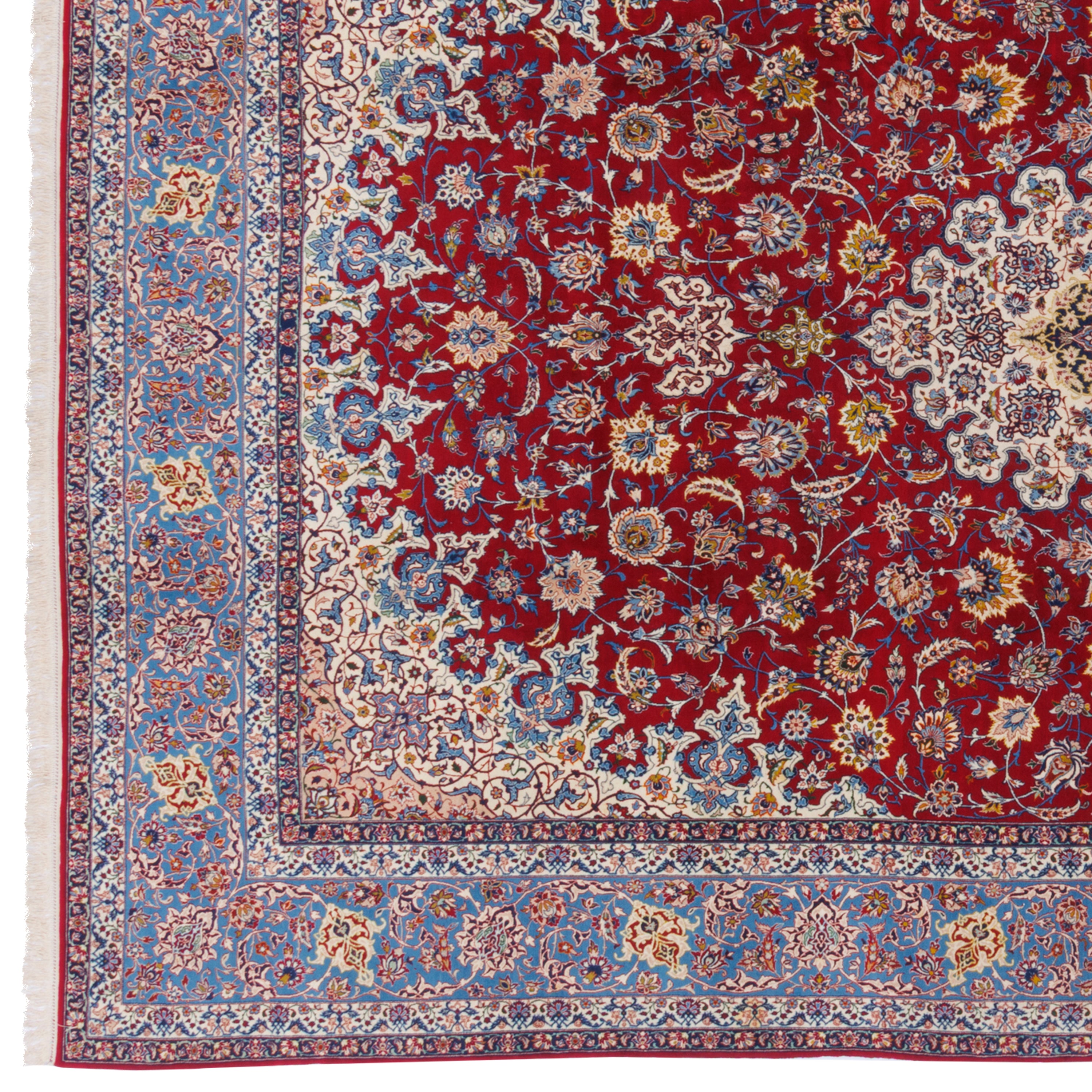 سجادة نايين اليدوية — لَجَك تُرُنج | صوف / سداة قطن | 133 × 207 سم | SKU 10200116
