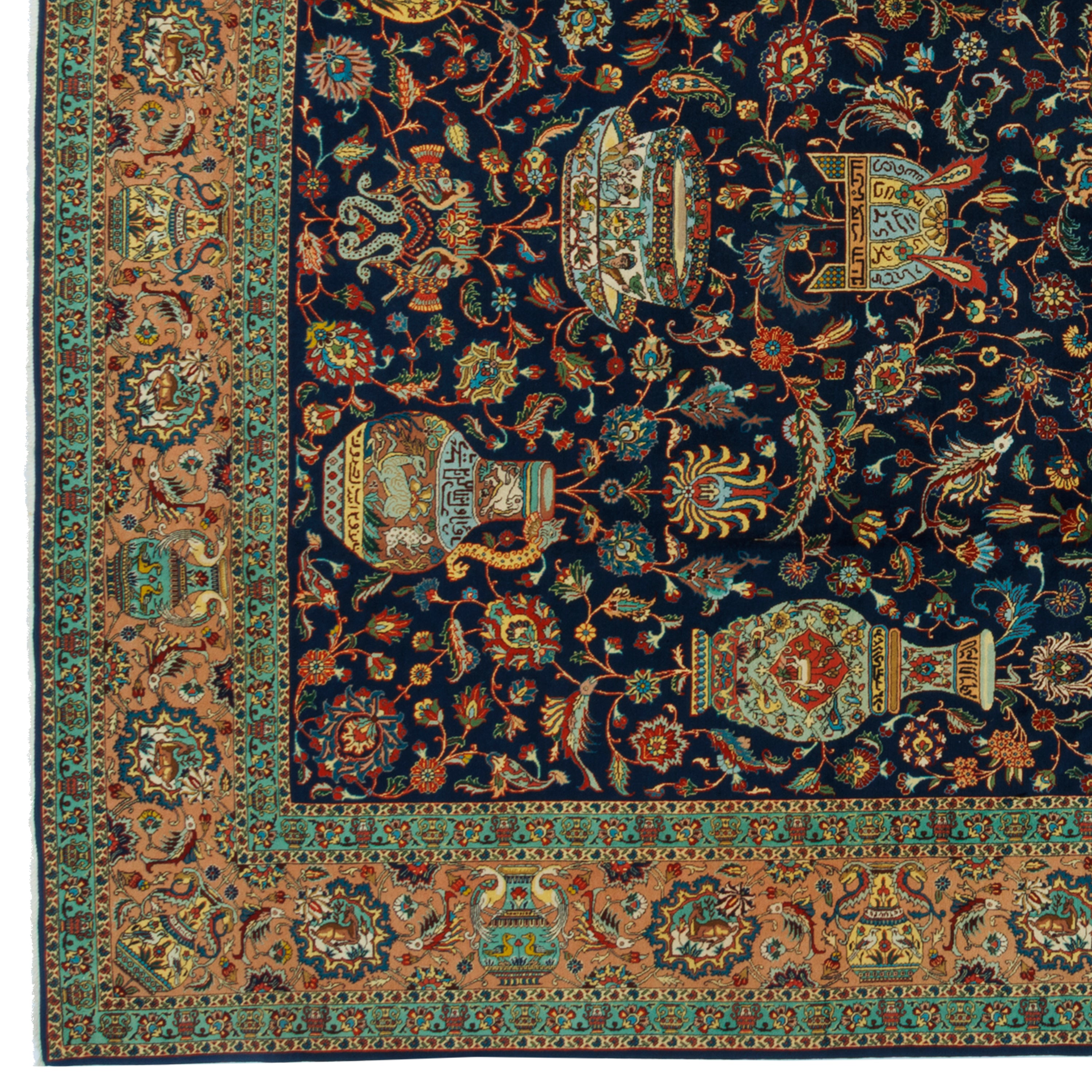 Tabriz Handmade Carpet — Sarasar | Wool / Cotton Warp | 285 × 395 cm | SKU 11100126