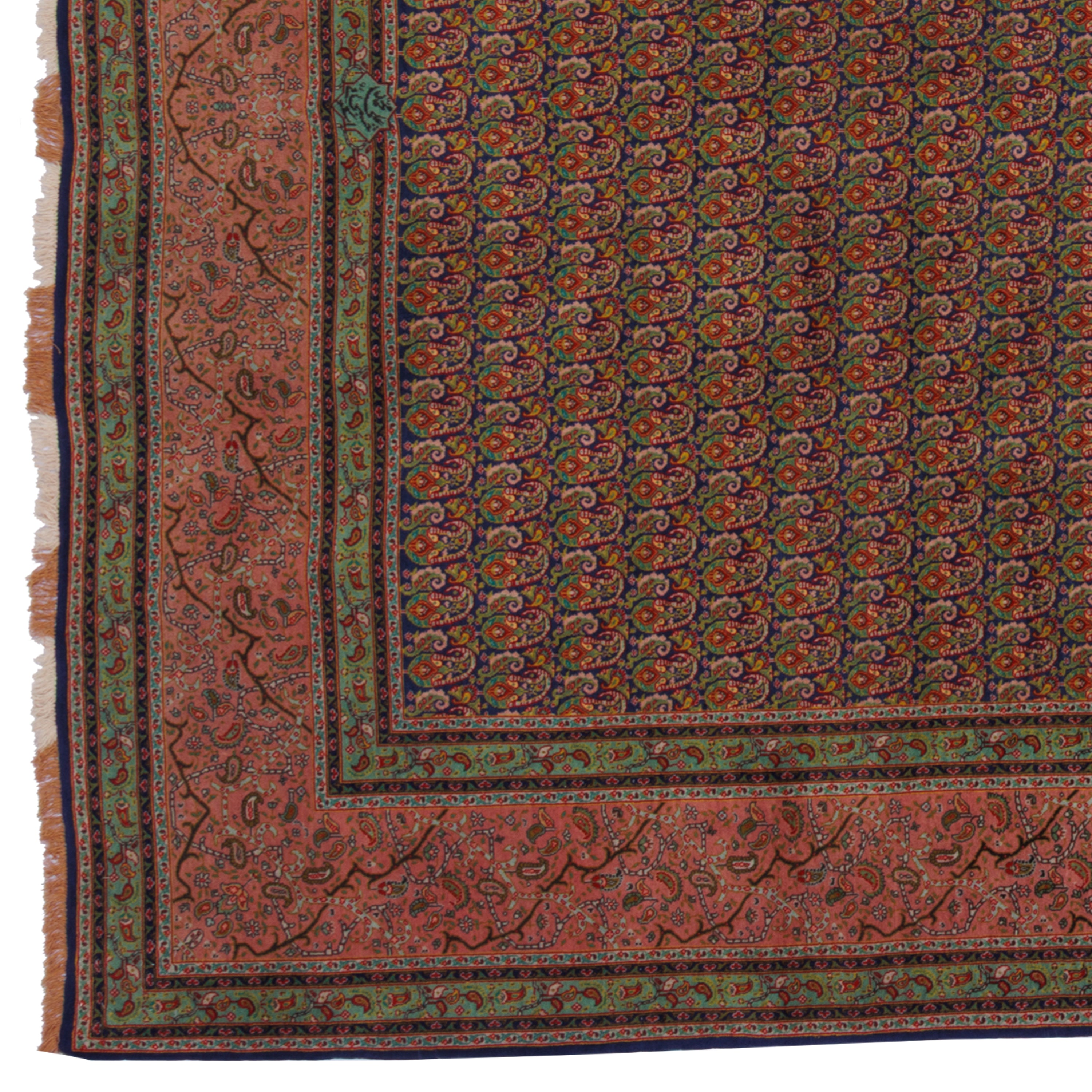 Tabriz Handmade Carpet — Sarasar | Wool / Silk Warp | 200 × 295 cm | SKU 10500086