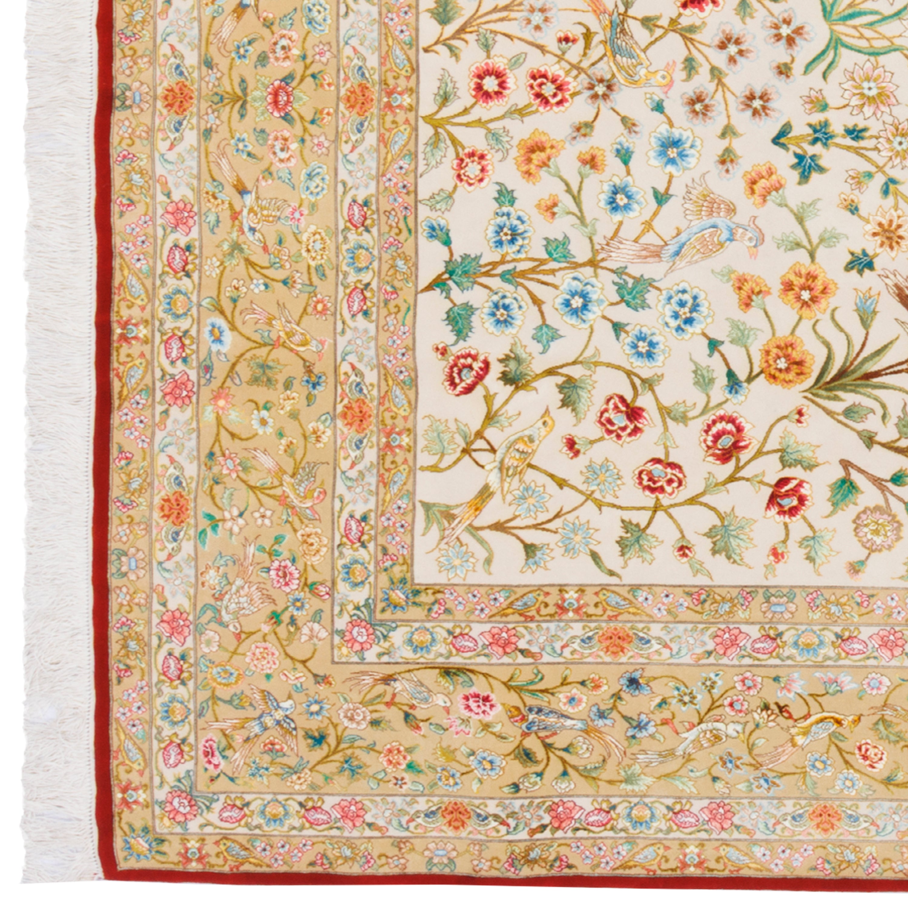Tabriz Handmade Carpet — Sarasar | Silk Pile / Silk Warp | 152 × 210 cm | SKU 10300061