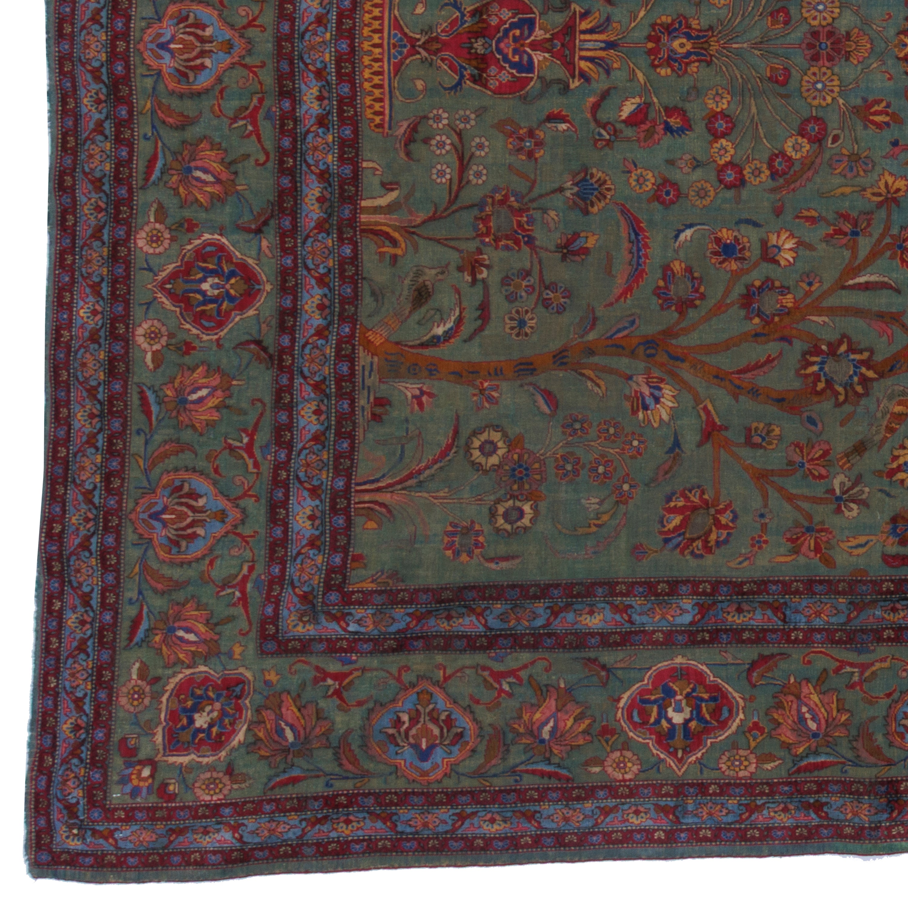 Kashan Handmade Carpet — Mehrabi | Full Silk (Suf) | 204 × 308 cm | SKU 10600098