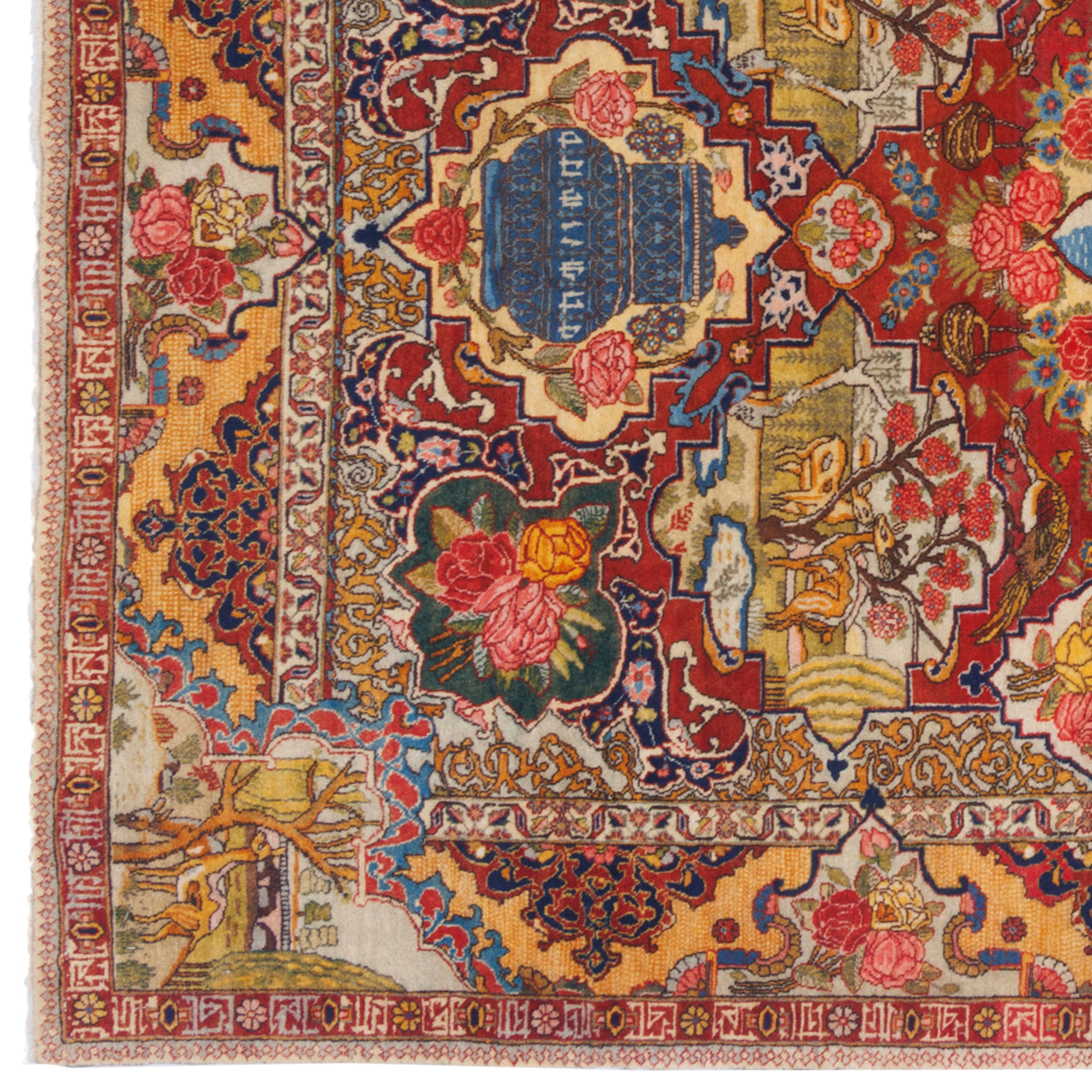 Tabriz Handmade Carpet — Toranj-dar | Wool / Cotton Warp | 140 × 210 cm | SKU 10200022
