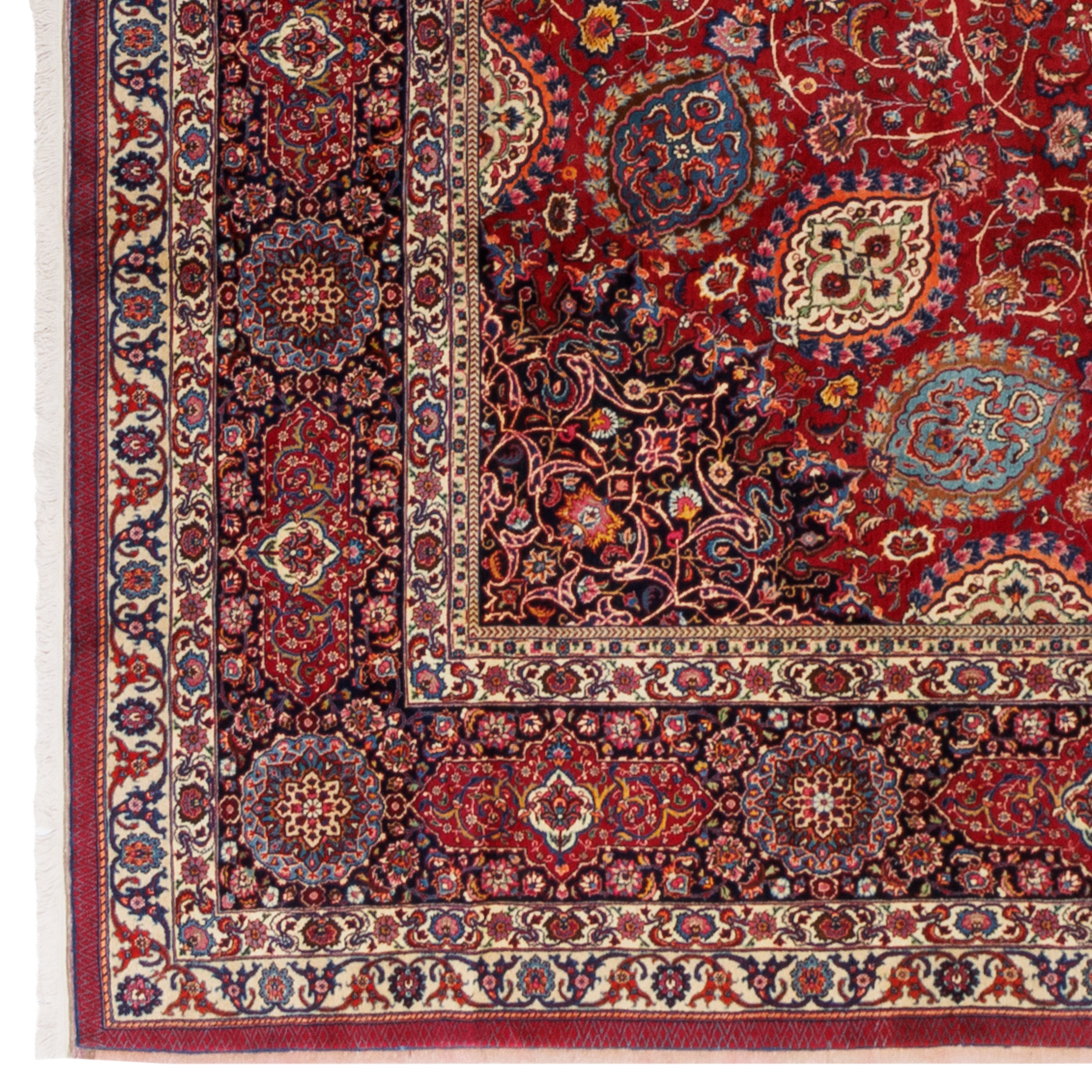 Mashhad Handmade Carpet — Lachak Toranj | Wool / Cotton Warp | 346 × 556 cm | SKU 11900701