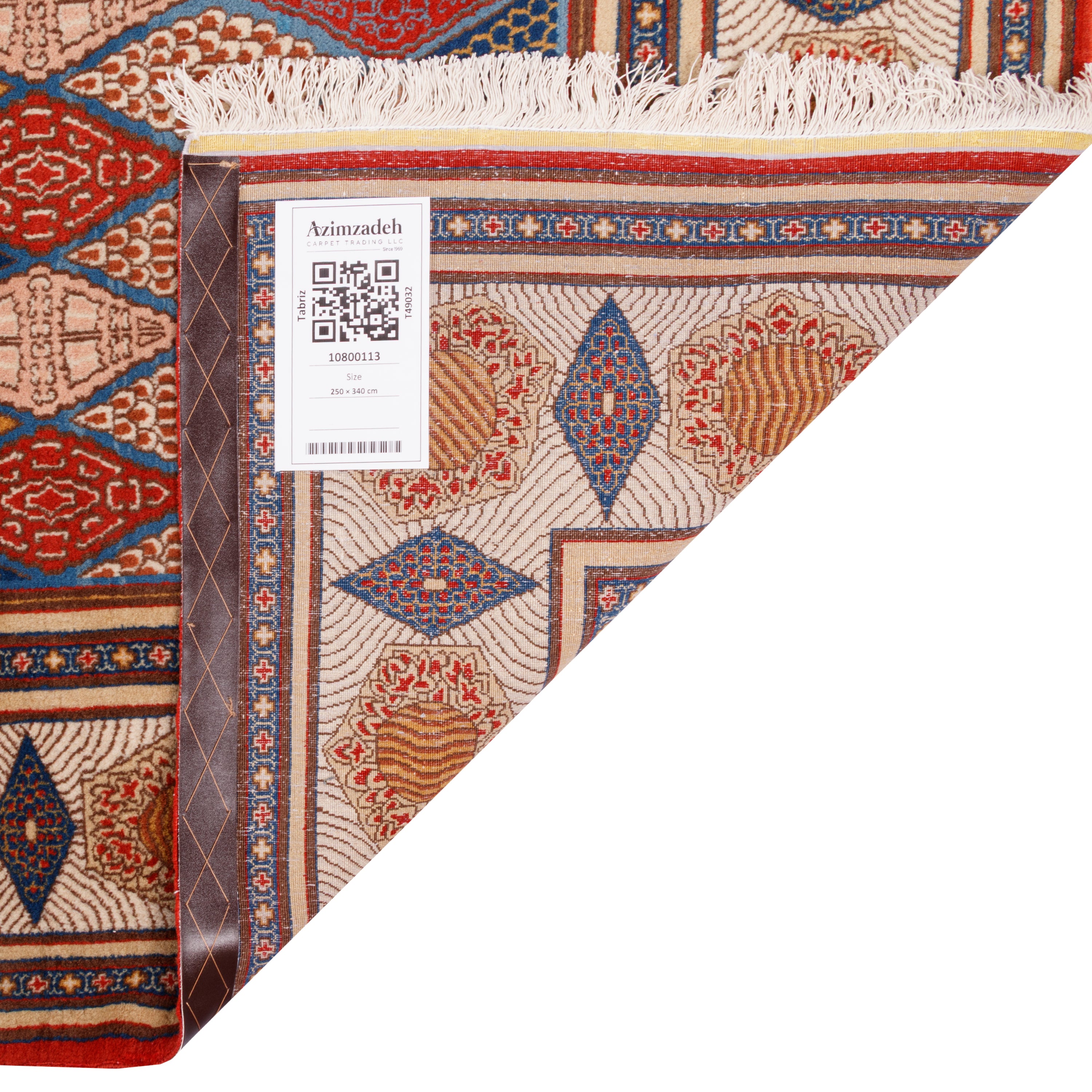 Tabriz Handmade Carpet — Bandi | Wool / Cotton Warp | 250 × 340 cm | SKU 10800113