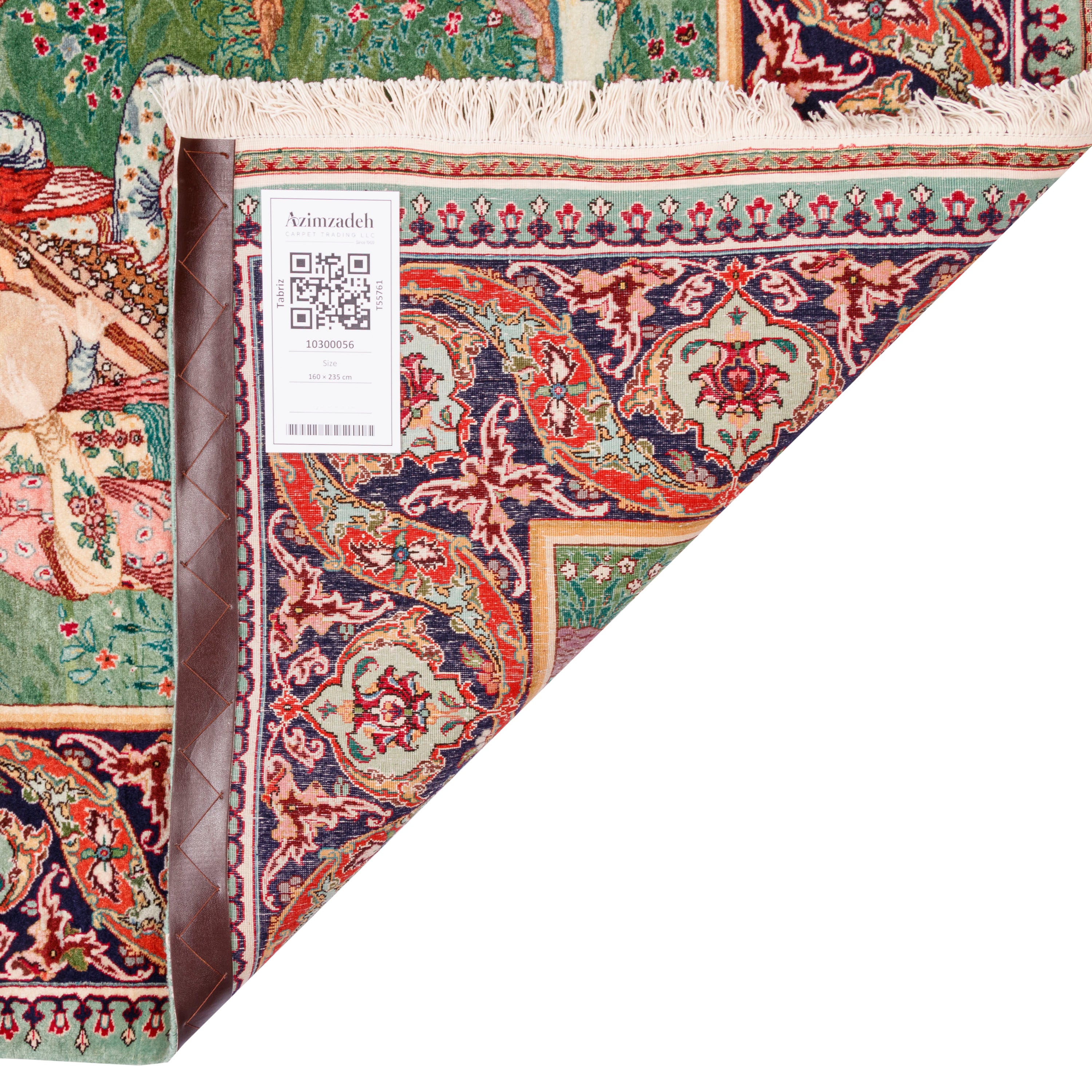 Tabriz Handmade Carpet — Sarasar | Silk Pile / Cotton Warp | 160 × 235 cm | SKU 10300056