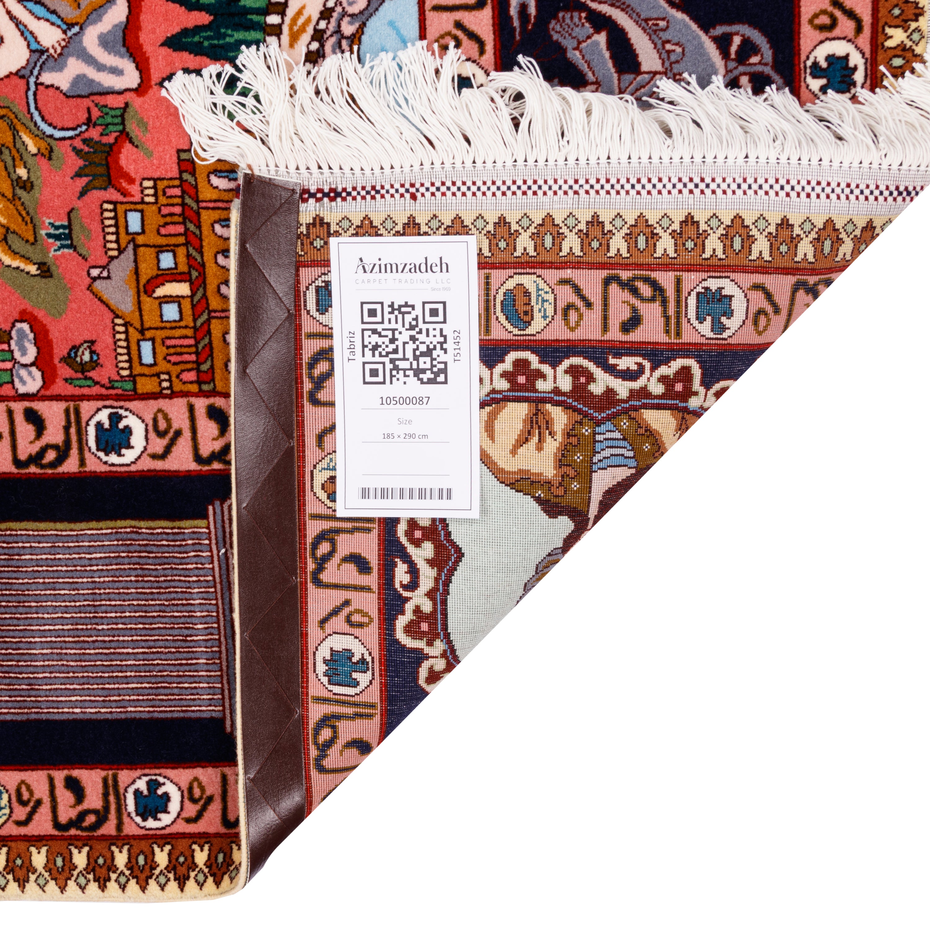 Tabriz Handmade Carpet — Sarasar | Wool / Cotton Warp | 185 × 290 cm | SKU 10500087
