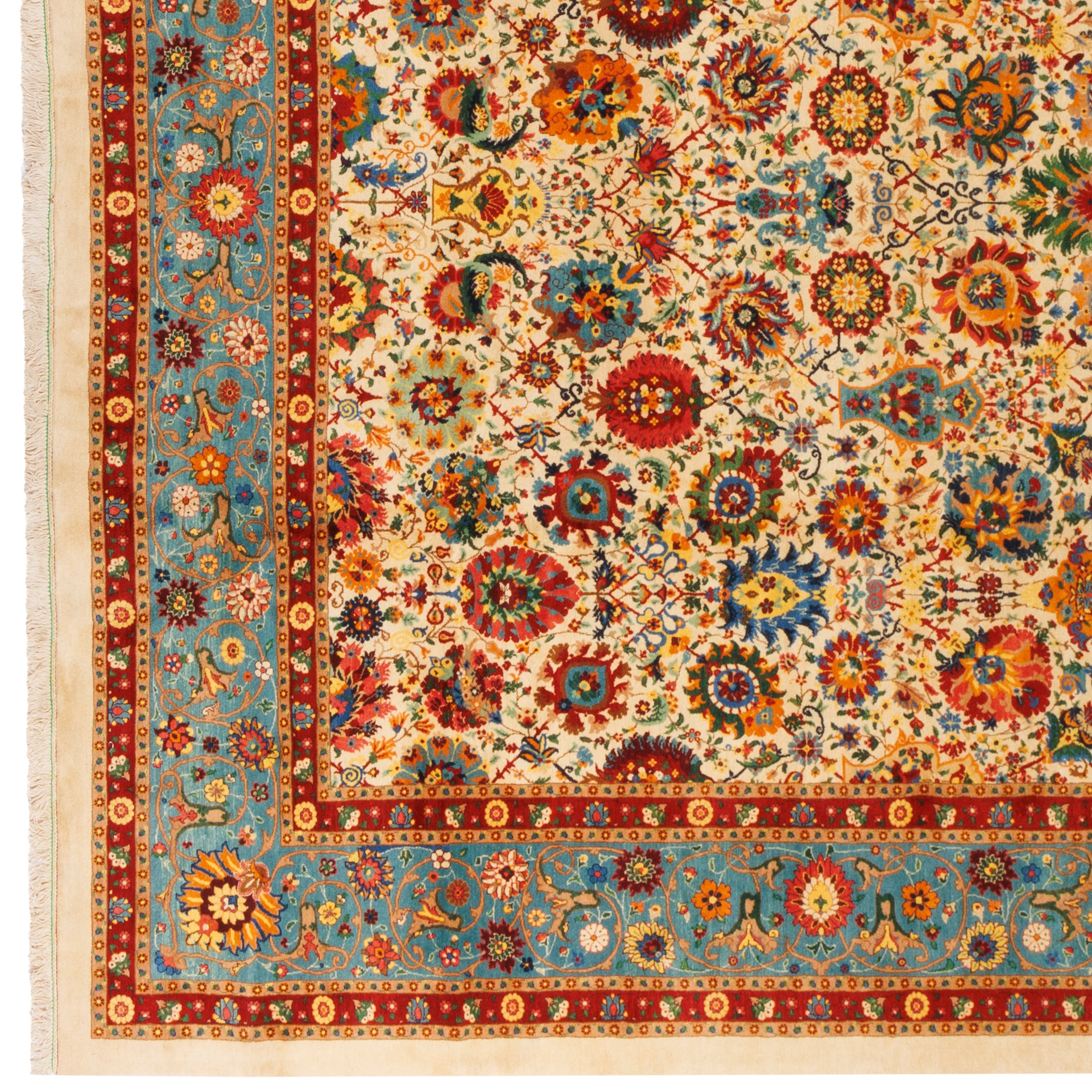 Varamin Handmade Carpet — Afshan | Wool / Cotton Warp | 365 × 485 cm | SKU 11700696