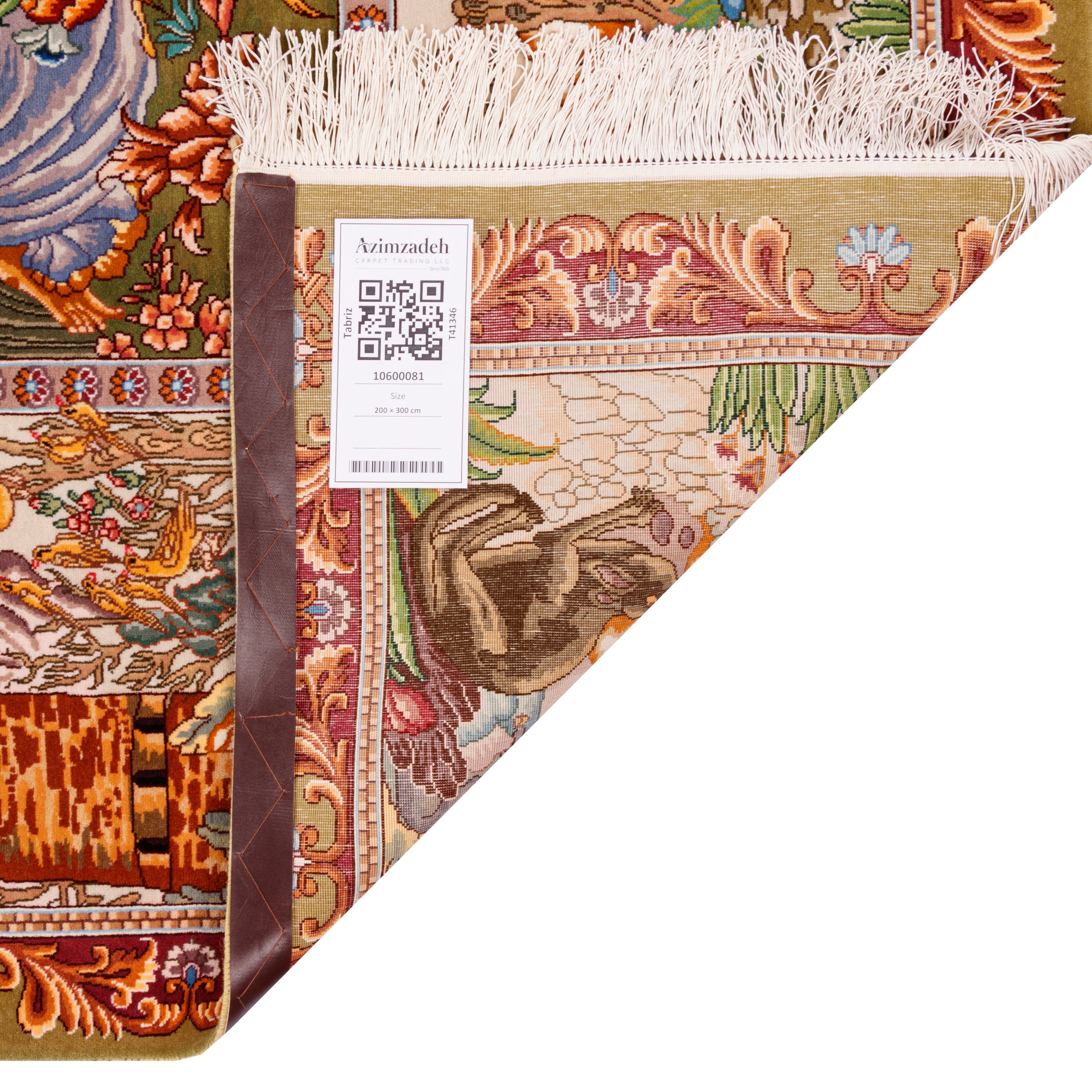 Tabriz Handmade Carpet — Sarasar | Wool / Silk Warp | 200 × 300 cm | SKU 10600081