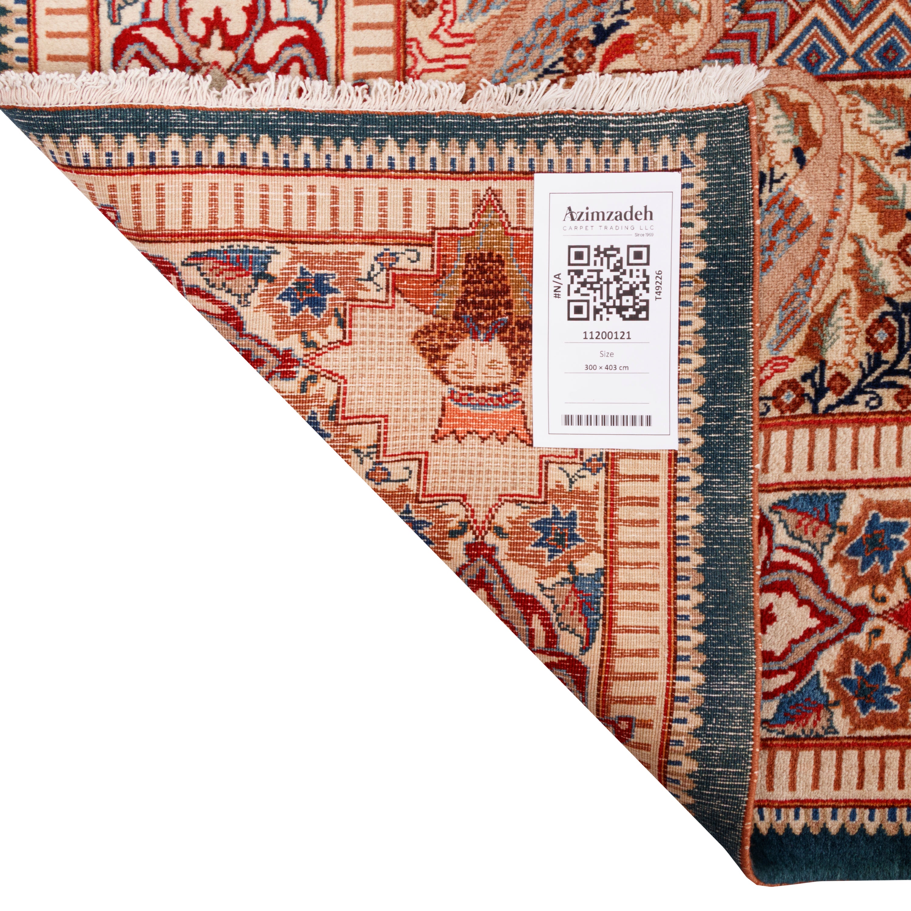 Kashmar Handmade Carpet — Sarasar | Wool / Cotton Warp | 300 × 403 cm | SKU 11200121