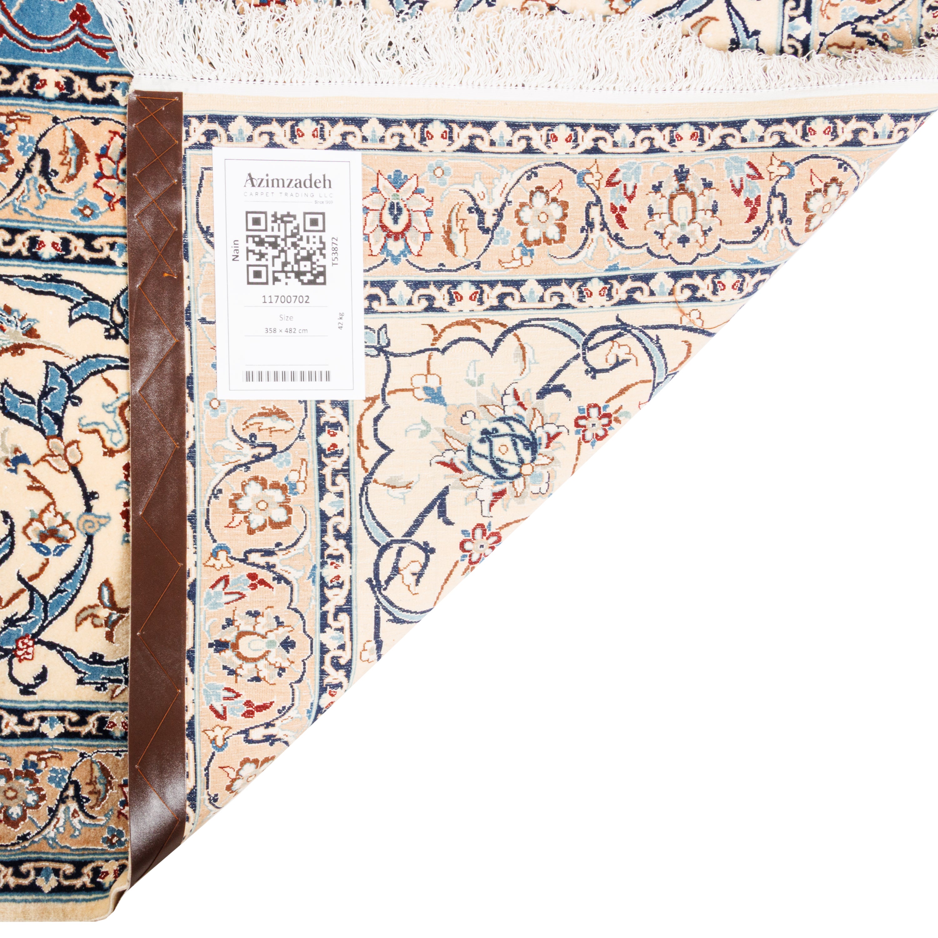 Nain Handmade Carpet — Lachak Toranj | Silk Pile / Cotton Warp | 358 × 482 cm | SKU 11700702