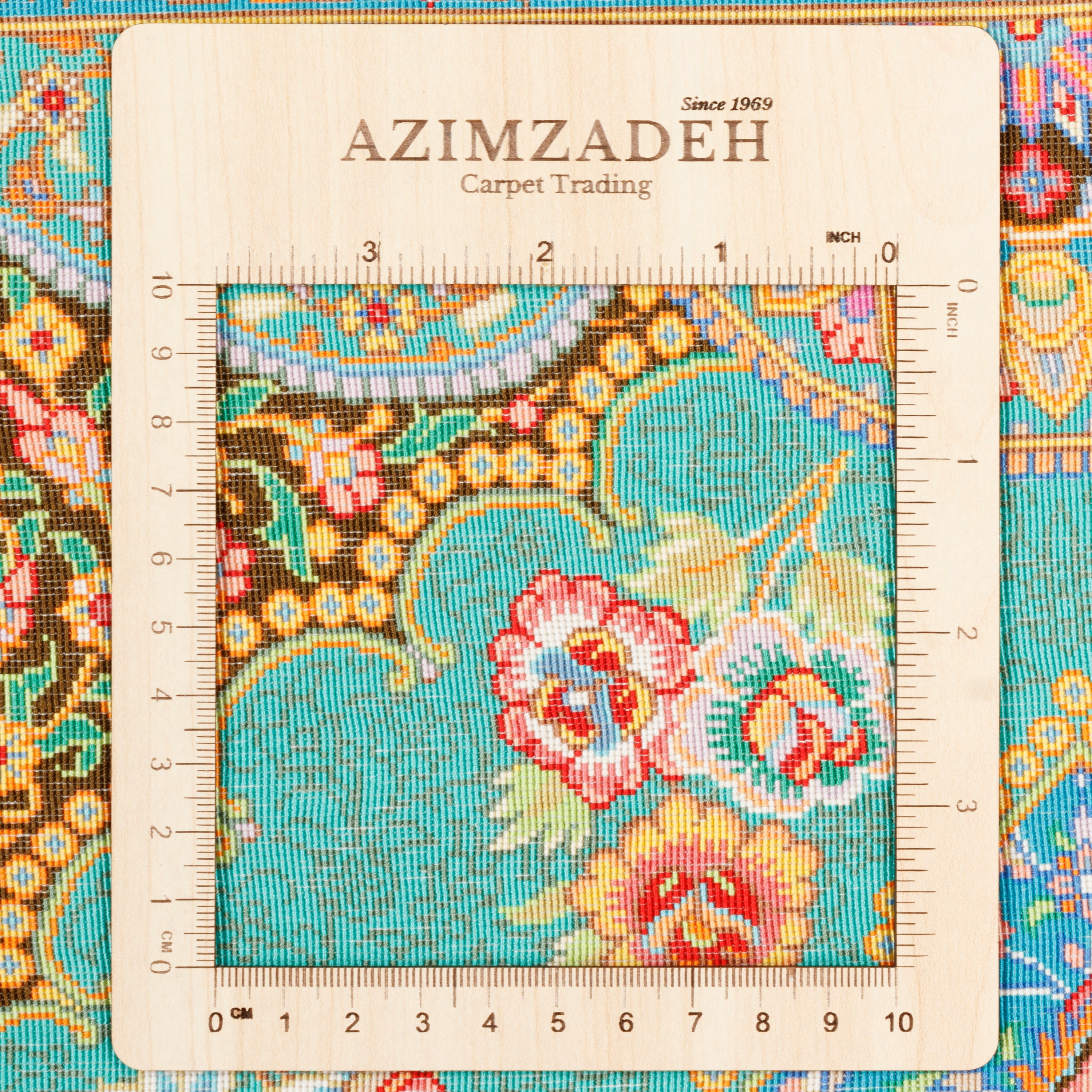 Qom Handmade Carpet — Lachak Toranj | Full Silk | 103 × 150 cm | SKU 10100196