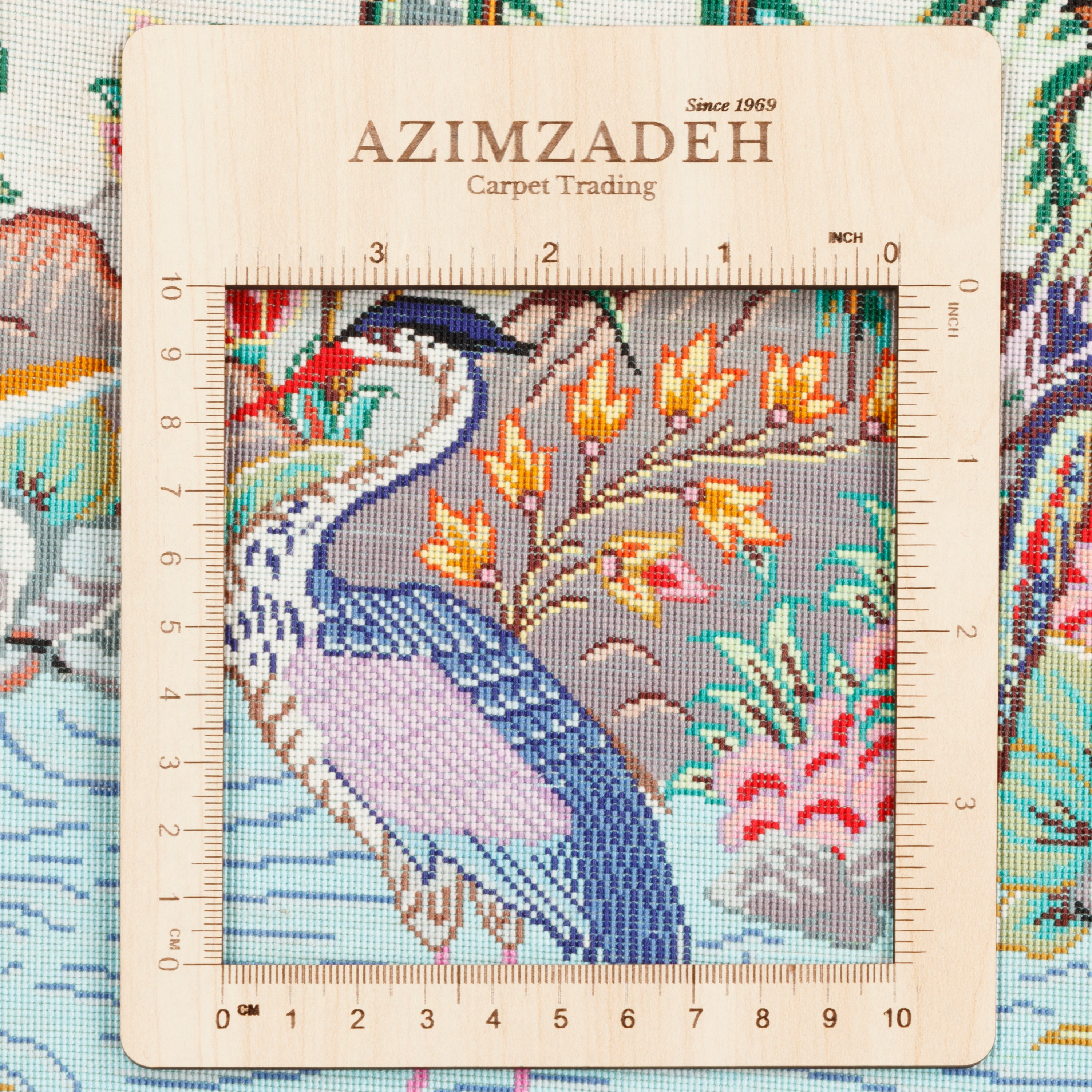 سجادة قم يدوية — ساراسار | حرير كامل | 103 × 156 سم | رمز المنتج 10100205