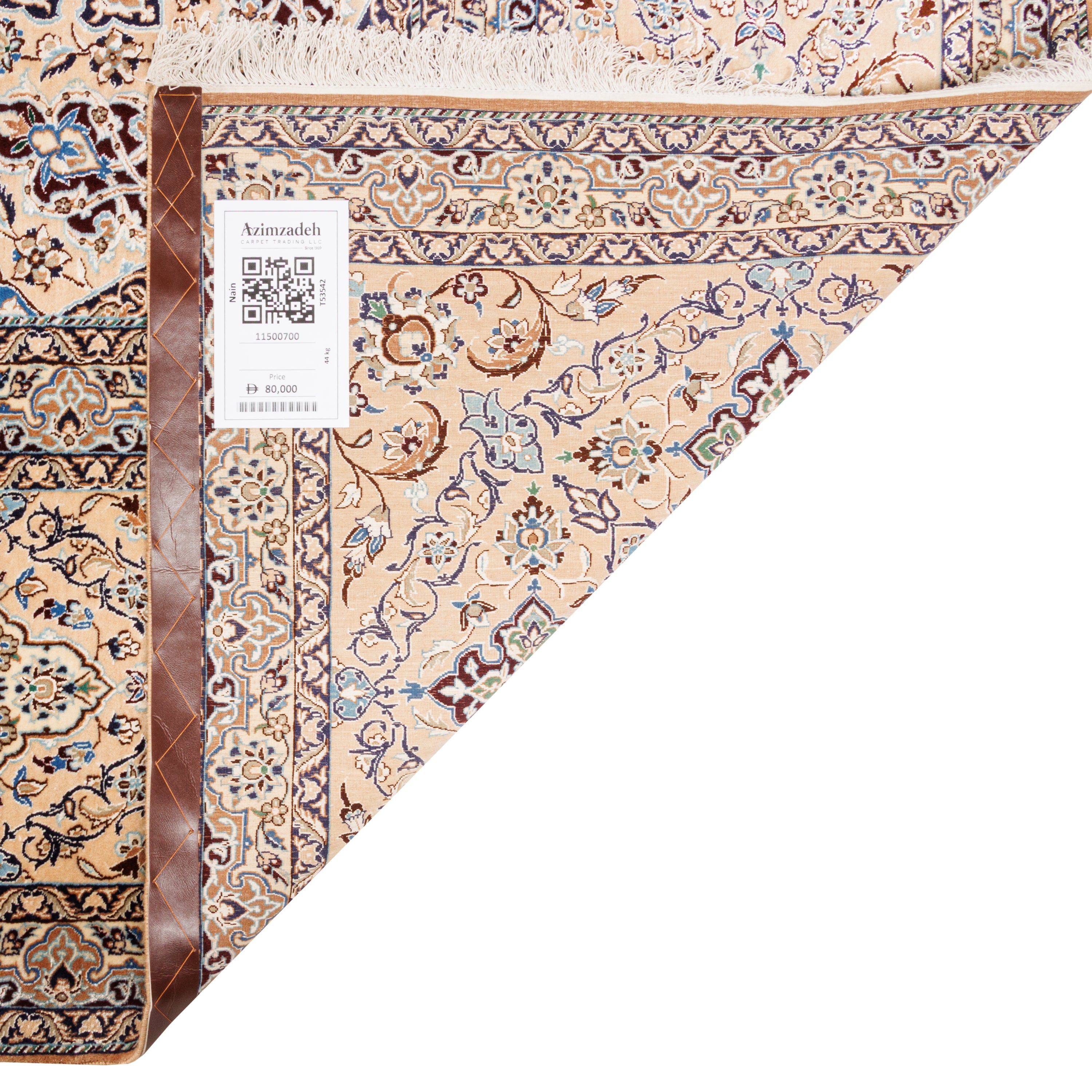 Nain Handmade Carpet — Lachak Toranj | Silk Pile / Cotton Warp | 350 × 455 cm | SKU 11500700