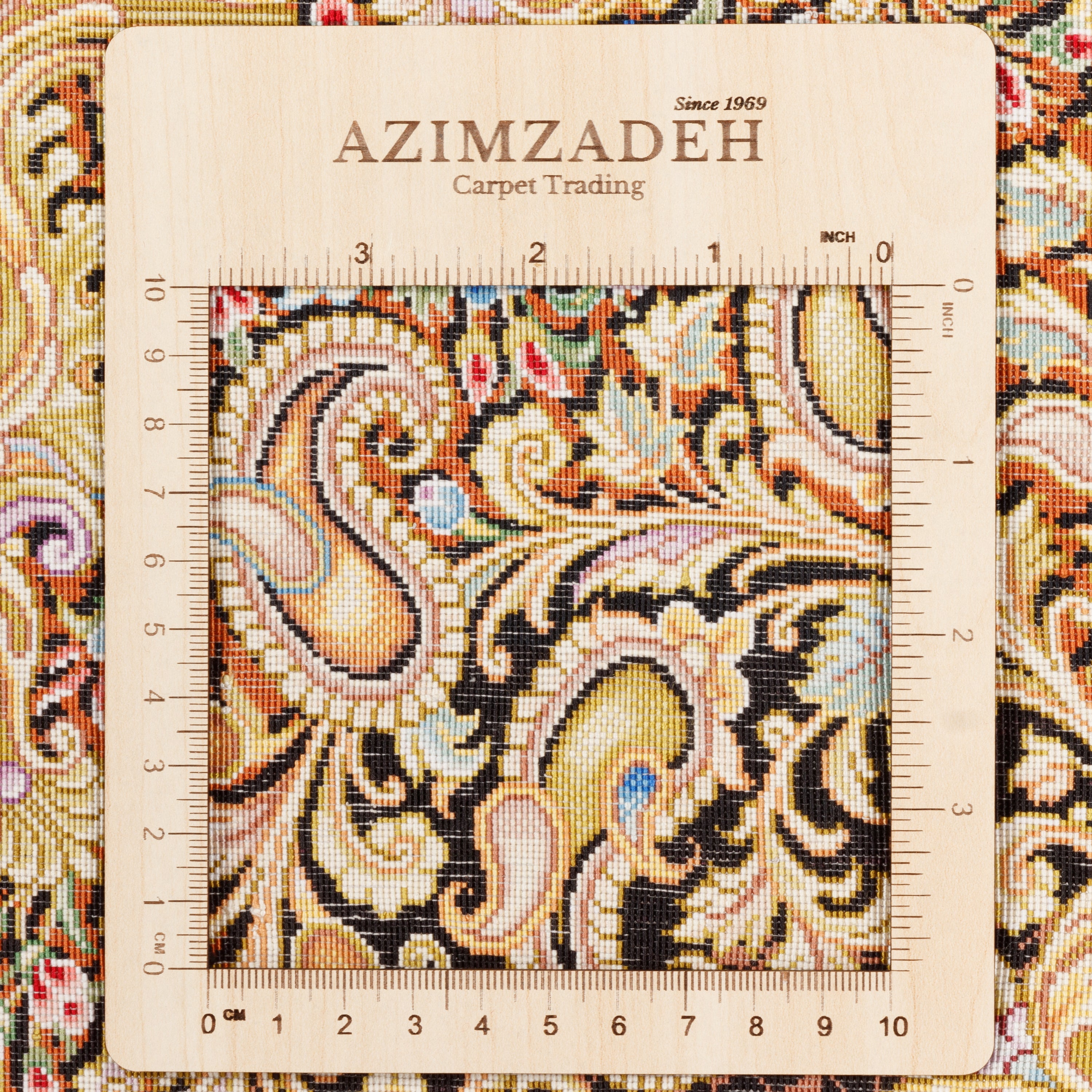 Qom Handmade Carpet — Lachak Toranj | Full Silk | 102 × 150 cm | SKU 10100185