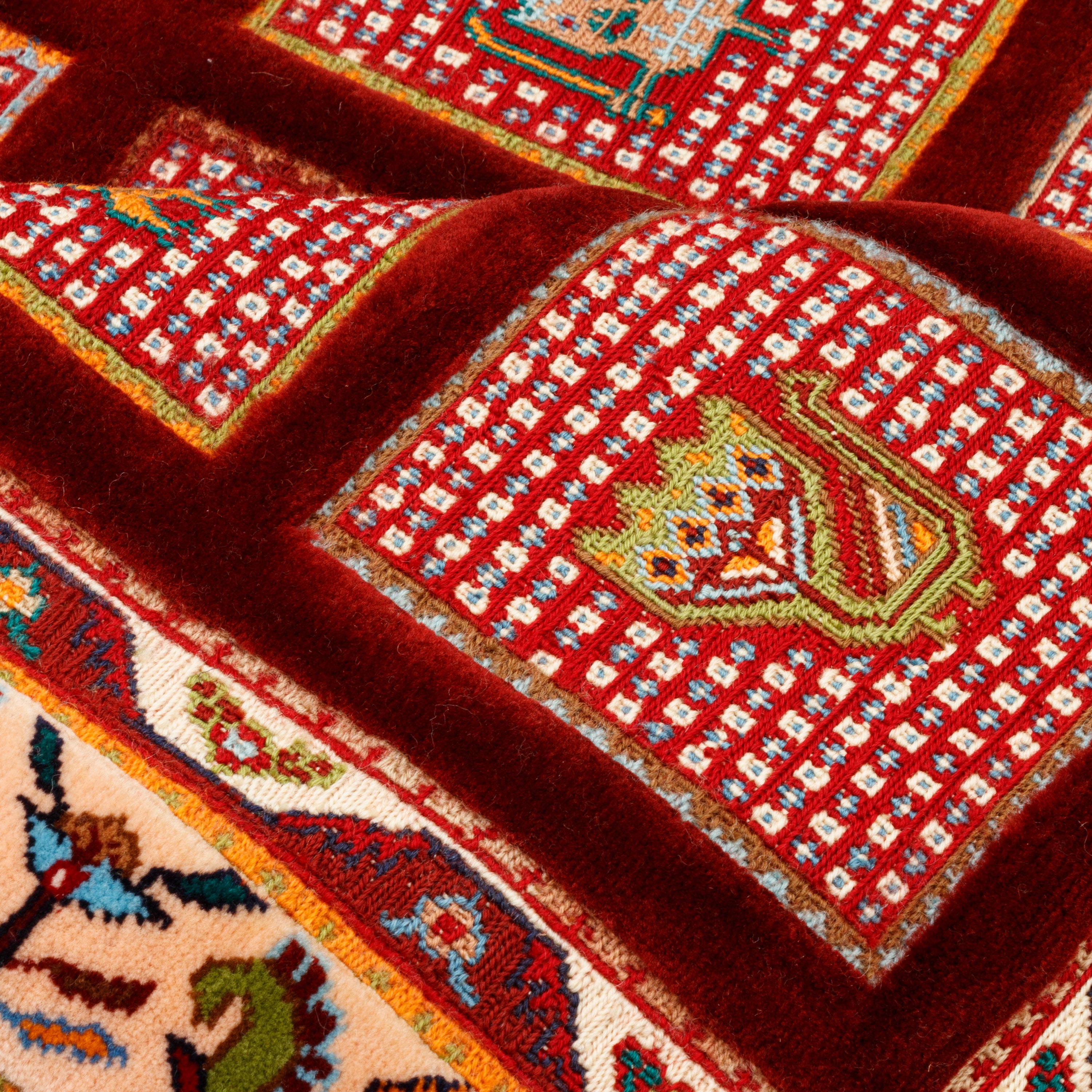 سجاد كيليم سيرجان اليدوي — خشتي | صوف كامل | 116 × 160 سم | رمز المنتج 40100295