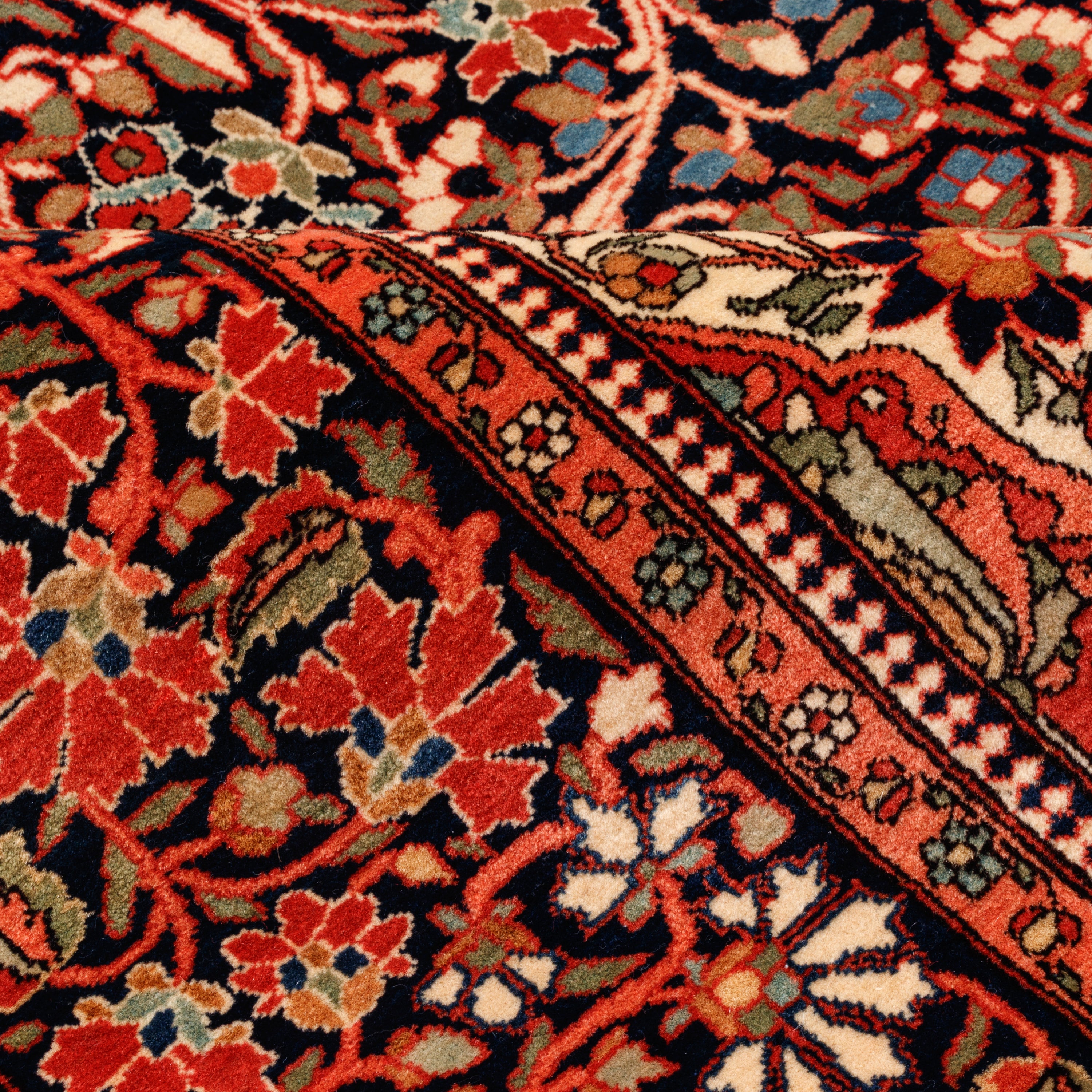 Kashan Handmade Carpet — Lachak Toranj | Wool / Cotton Warp | 134 × 198 cm | SKU 10200039