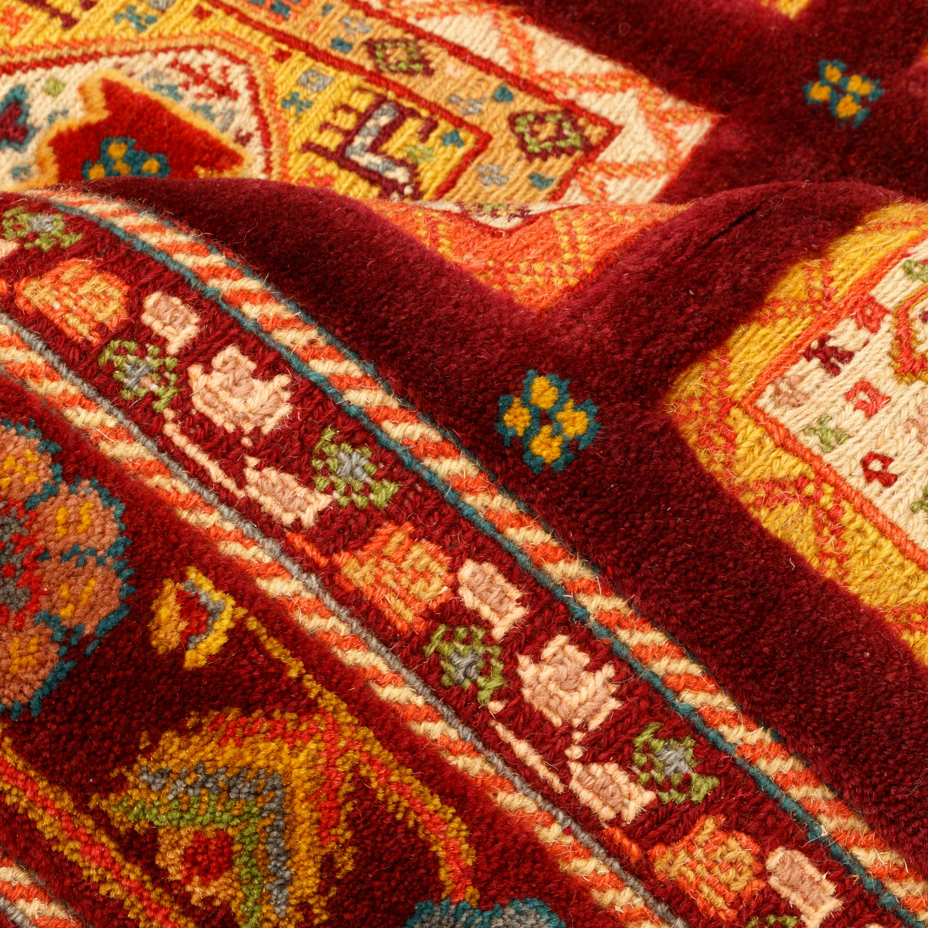 Sirjan Handmade Kilim Carpet — Kheshti | Full Wool | 106 × 160 cm | SKU 40100281