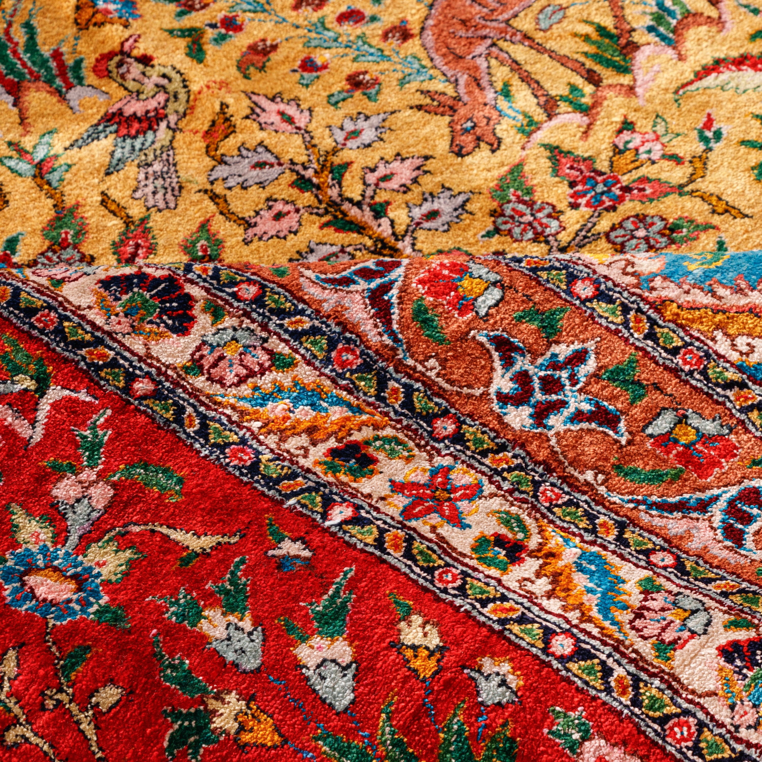سجادة تبريز يدوية — محرابي | صوف كامل | 295 × 390 سم | SKU 11100131