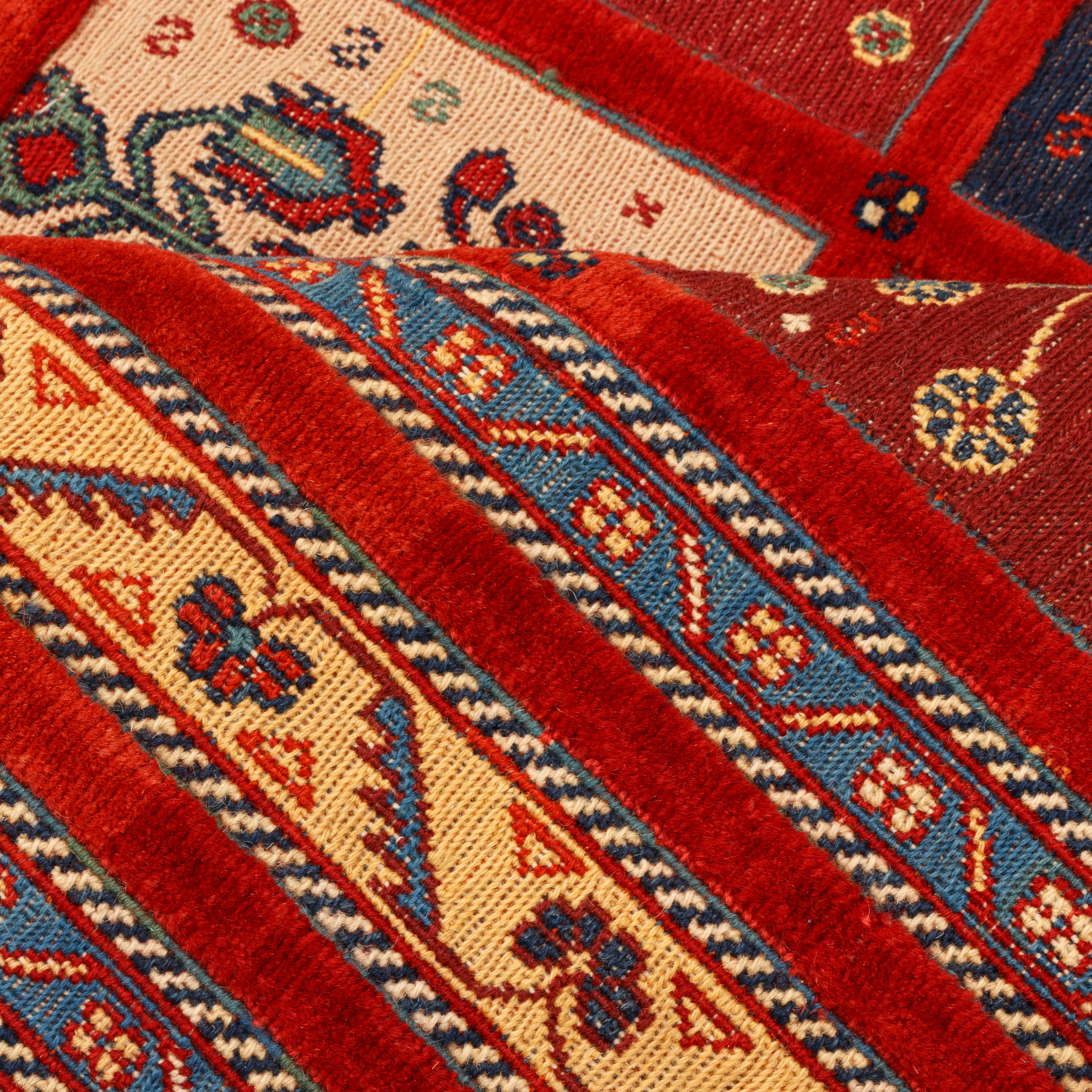 Sirjan Handmade Kilim Carpet — Kheshti | Full Wool | 112 × 173 cm | SKU 40100283