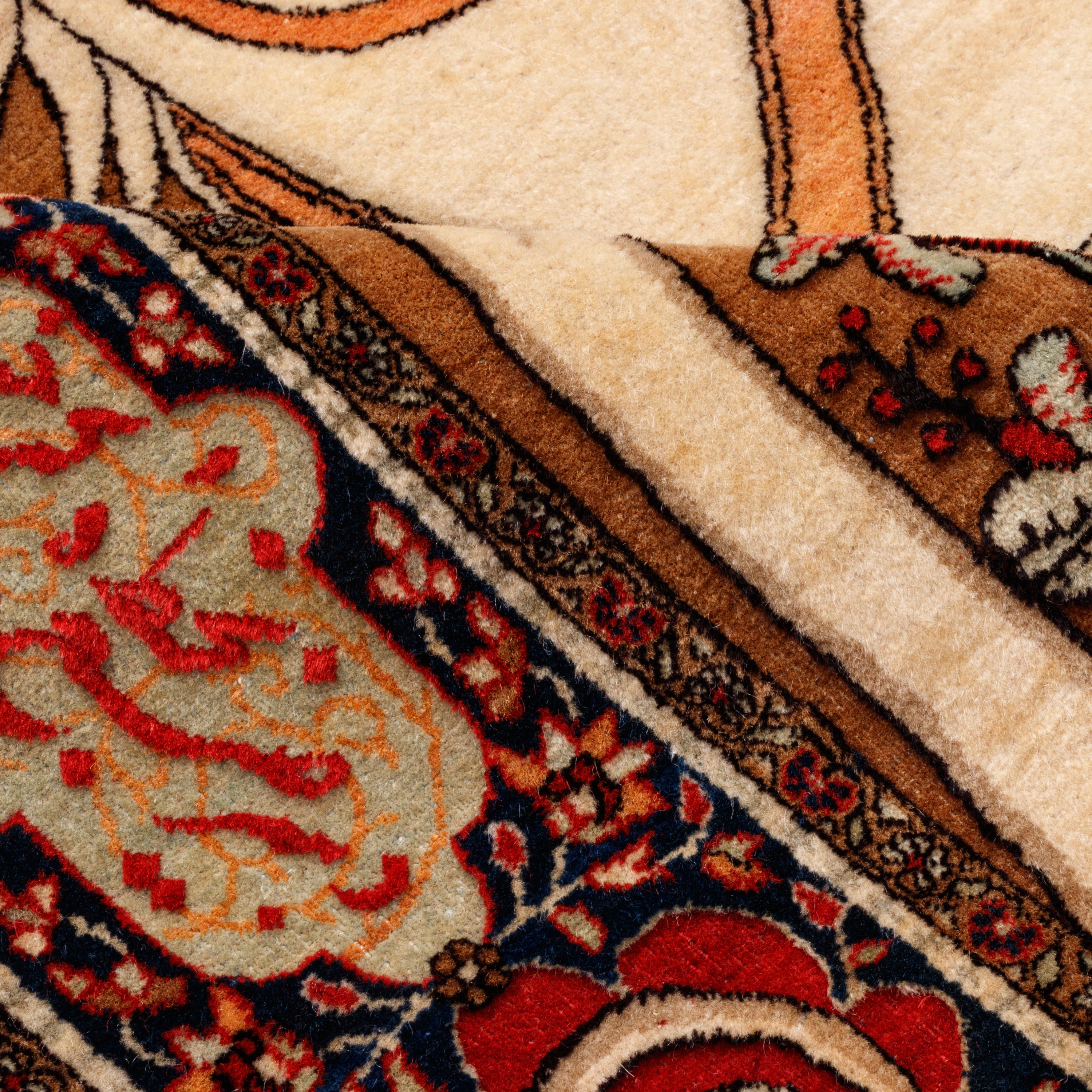 سجادة كاشان يدوية - ساراسار | صوف / سداة قطنية | 133 × 203 سم | SKU 10200035