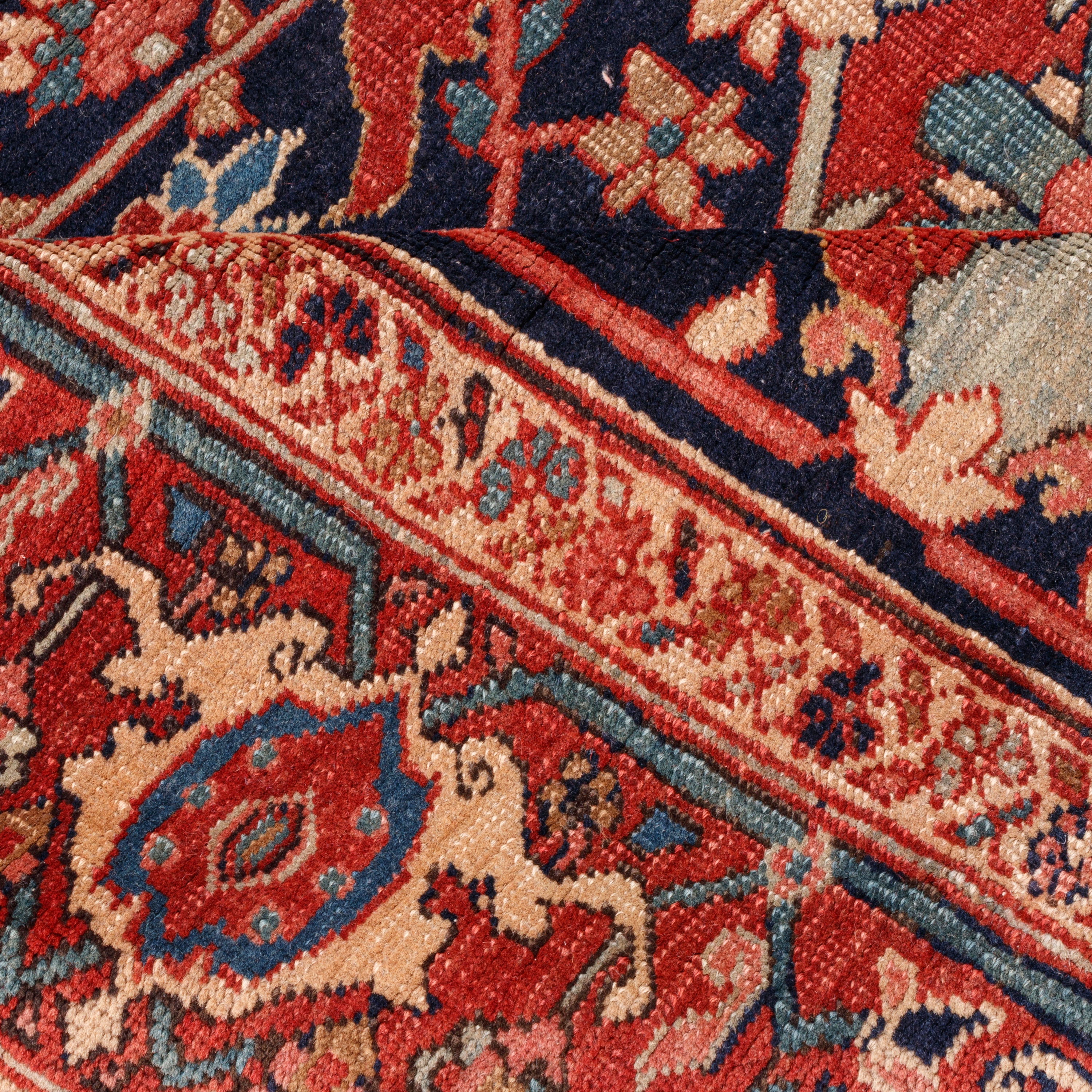 Heris Handmade Carpet — Lachak Toranj | Wool / Cotton Warp | 146 × 196 cm | SKU 10200034