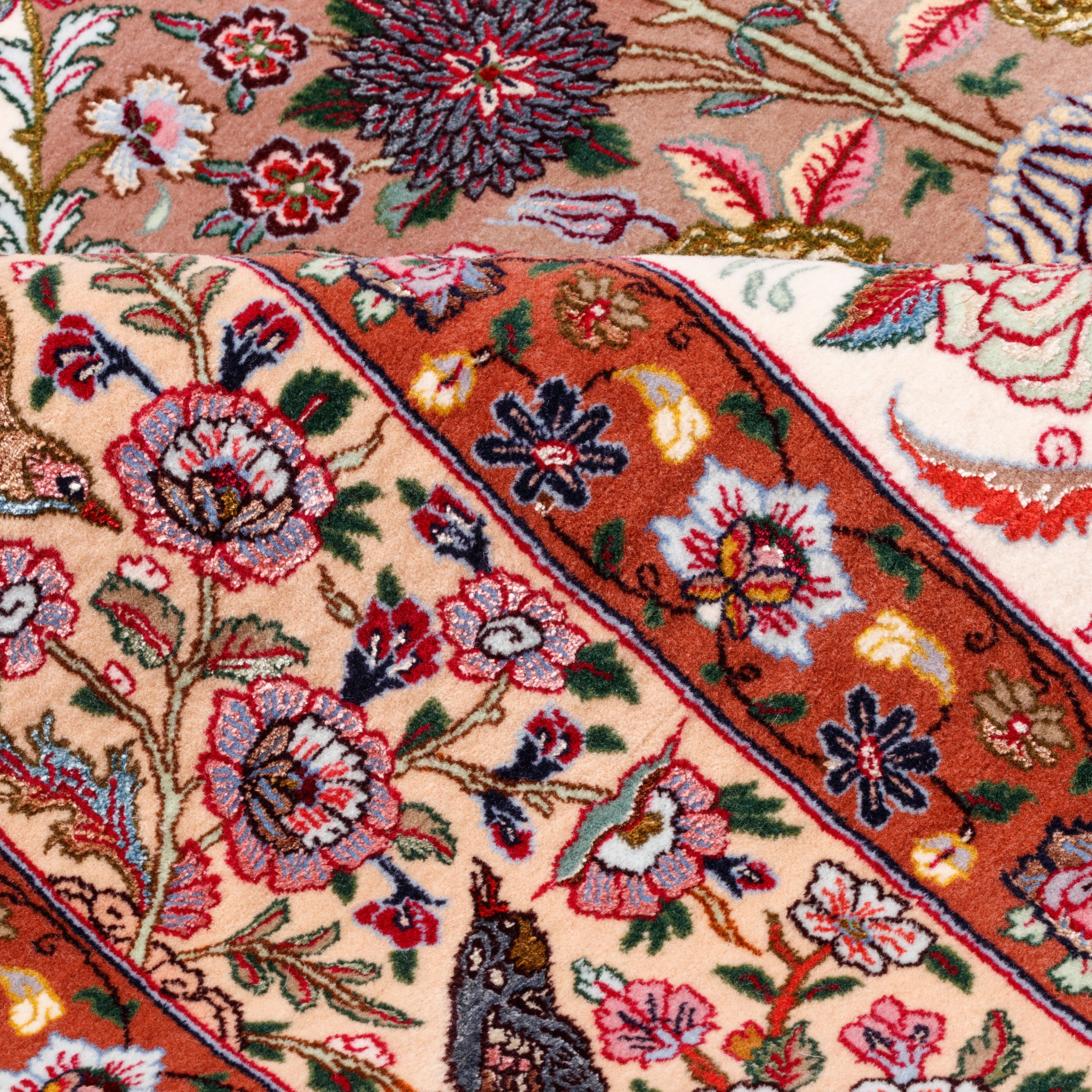 Mashhad Handmade Carpet — Toranj-dar | Silk Pile / Silk Warp | 157 × 250 cm | SKU 10300043