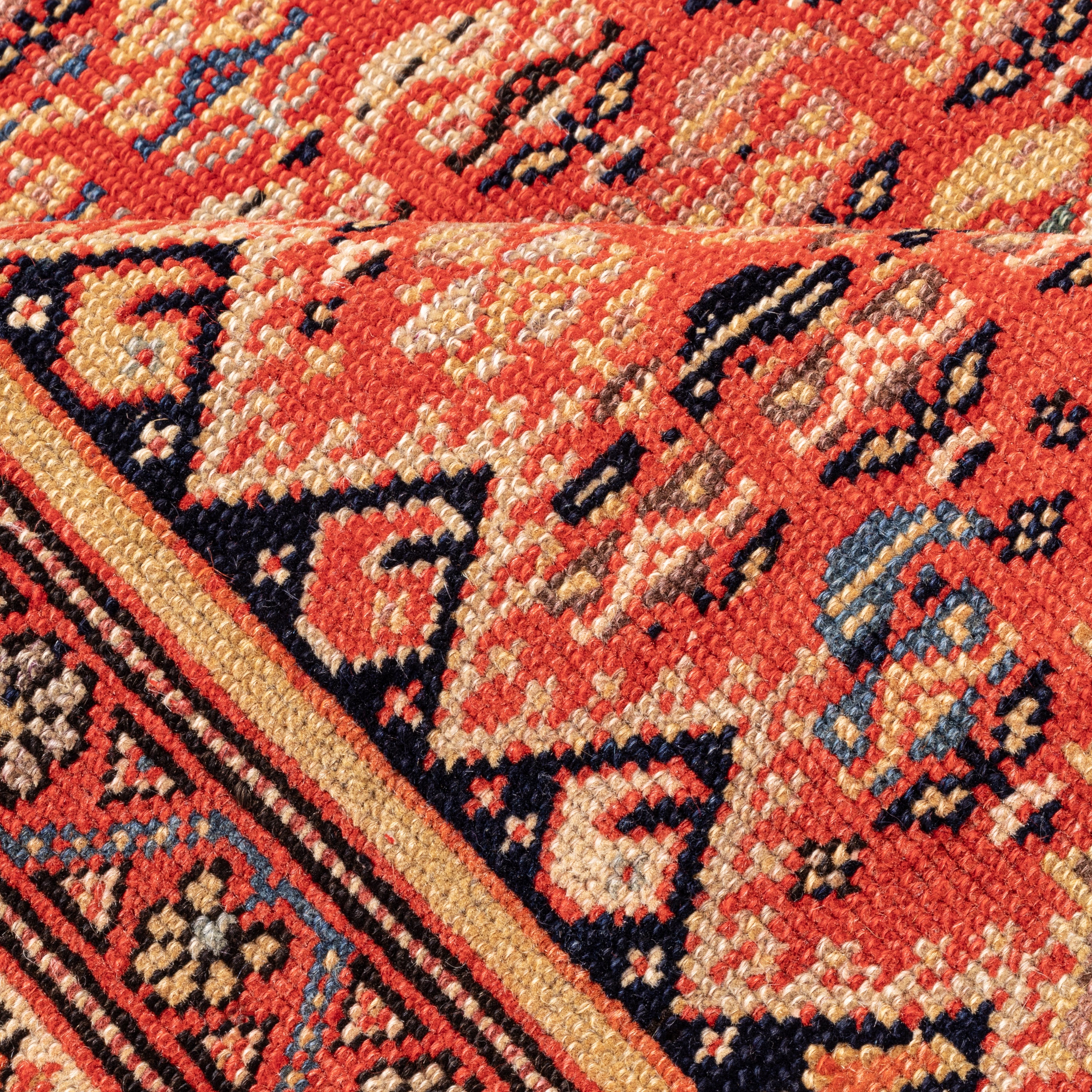 Malayer Handmade Carpet — Chand Toranj | Wool / Cotton Warp | 127 × 177 cm | SKU 10200008