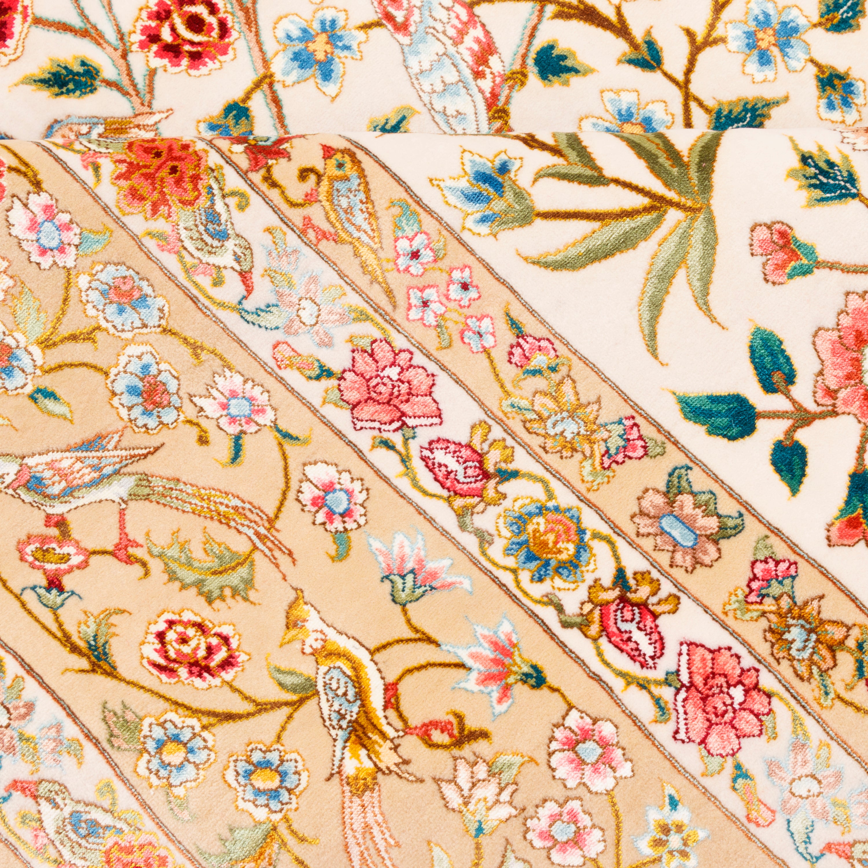Tabriz Handmade Carpet — Sarasar | Silk Pile / Silk Warp | 150 × 210 cm | SKU 10300060