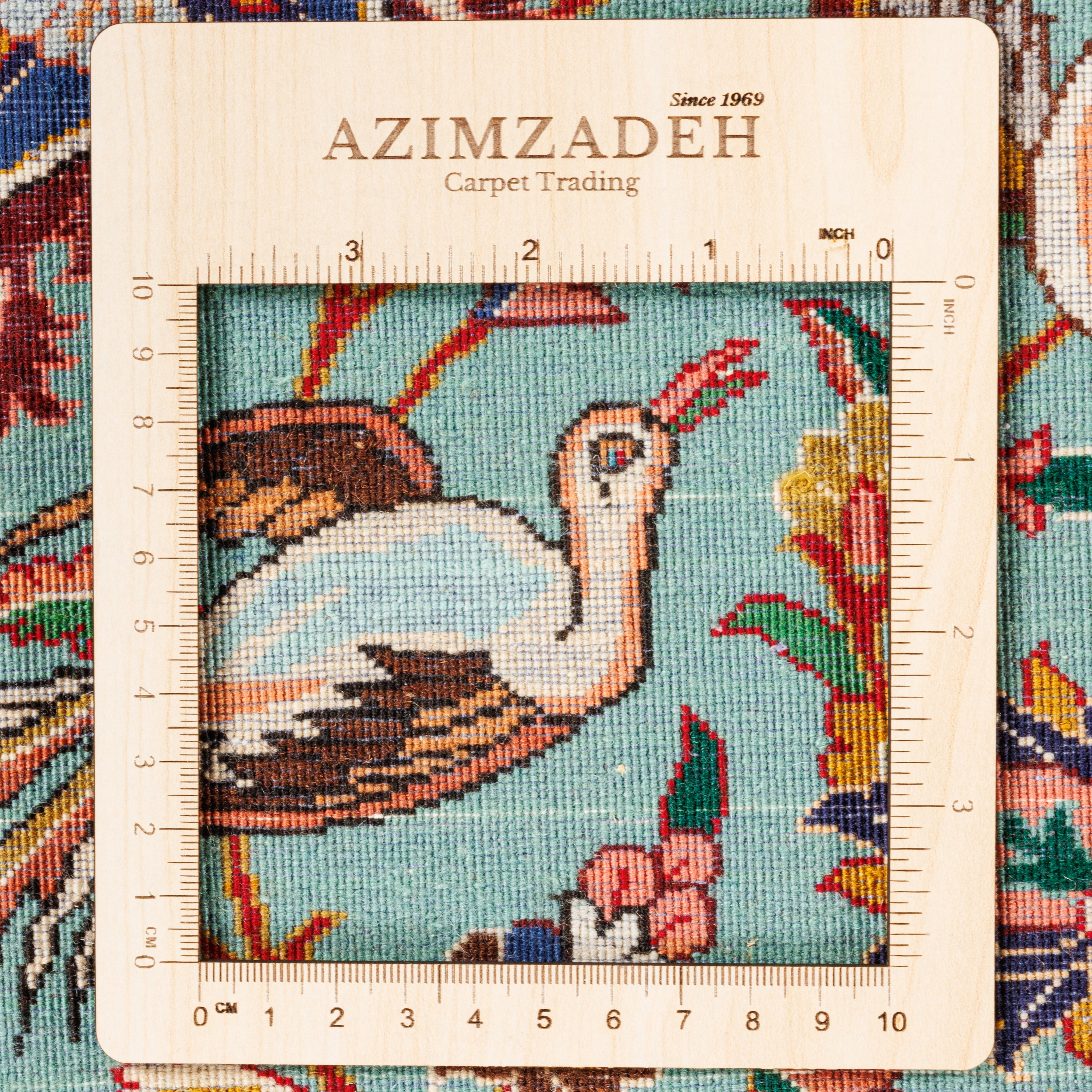 Tabriz Handmade Carpet — Lachak Toranj | Wool / Silk Warp | 405 × 591 cm | SKU 12300718