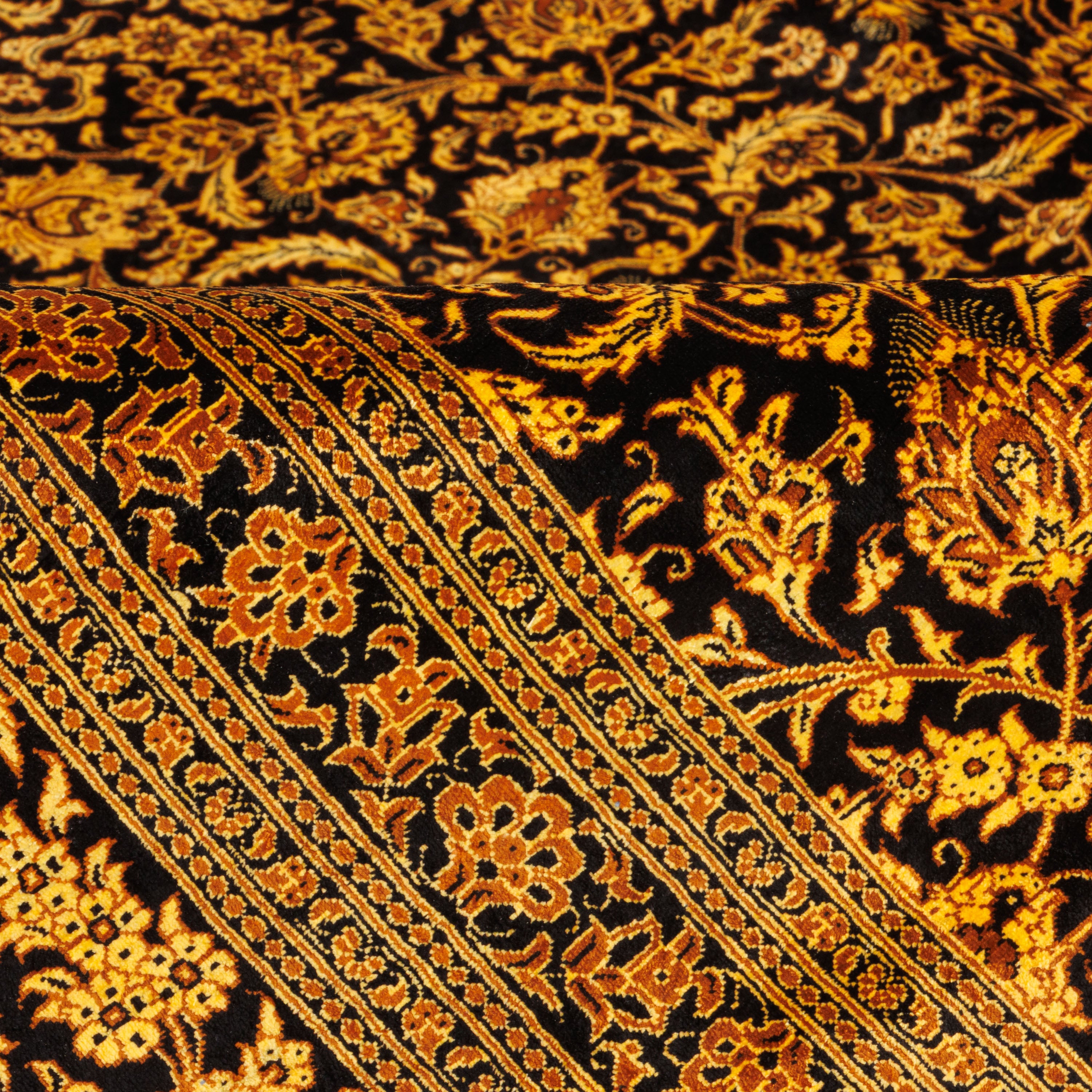 Qom Handmade Carpet — Afshan | Full Silk | 351 × 496 cm | SKU 11700738