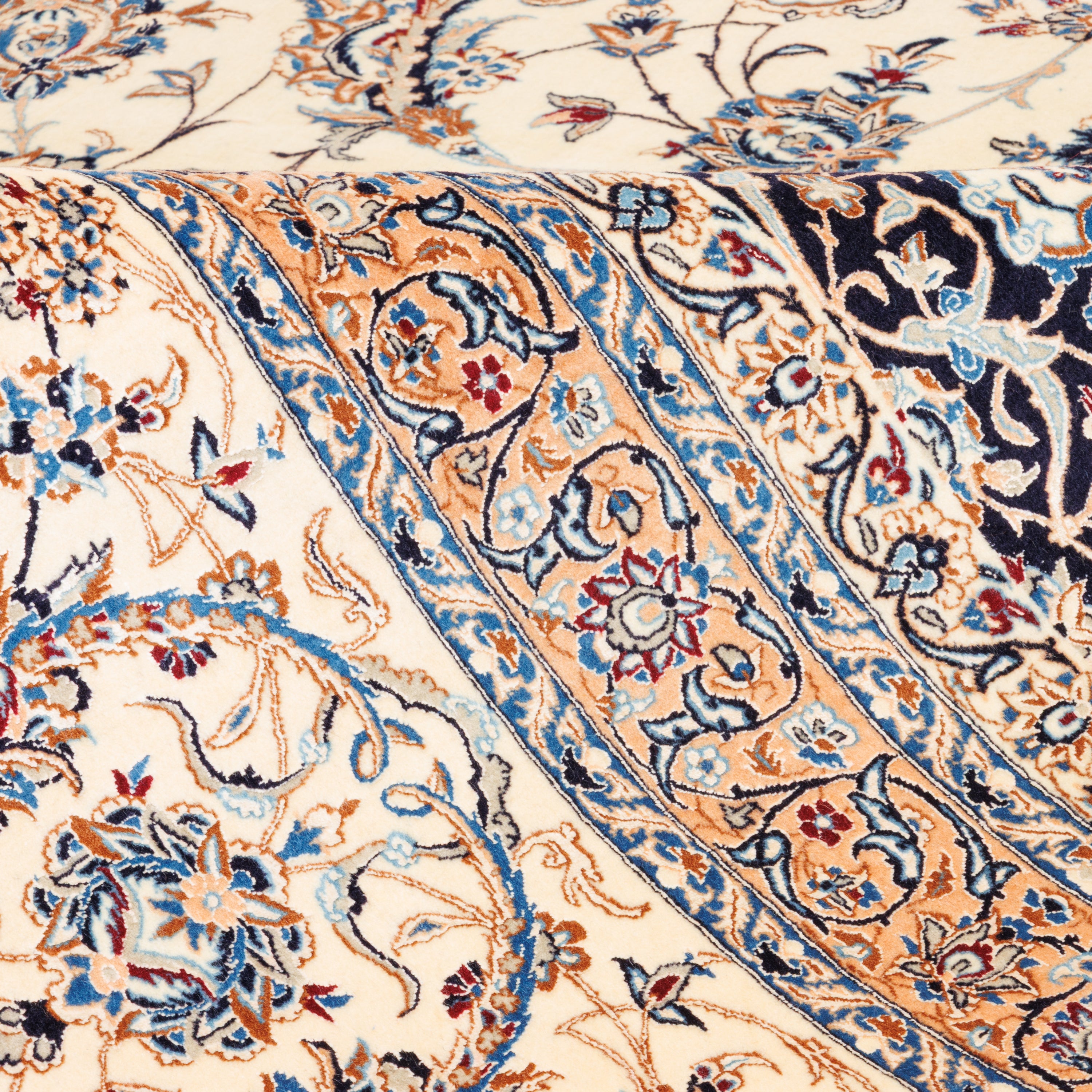 Nain Handmade Carpet — Lachak Toranj | Silk Pile / Cotton Warp | 387 × 591 cm | SKU 12200716