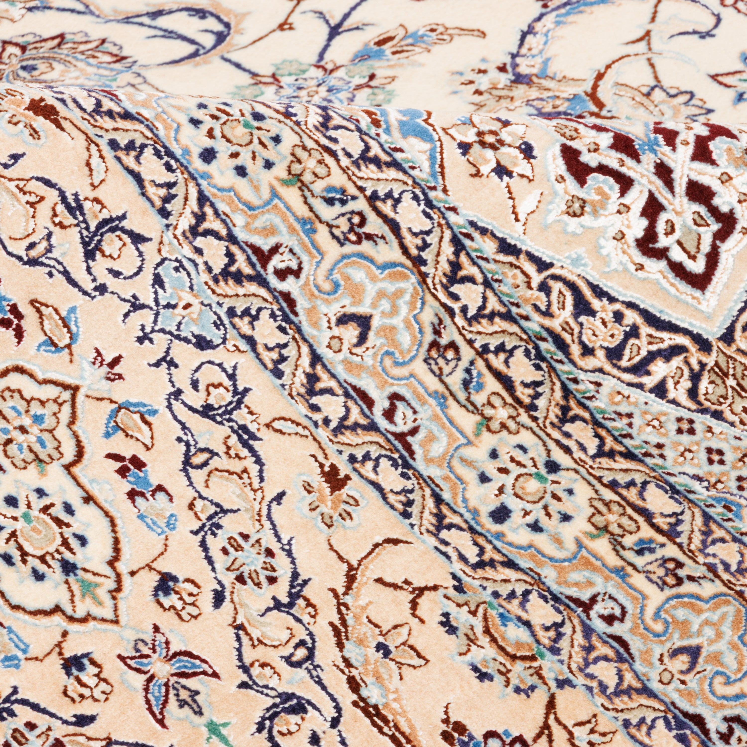 Nain Handmade Carpet — Lachak Toranj | Silk Pile / Cotton Warp | 350 × 455 cm | SKU 11500700