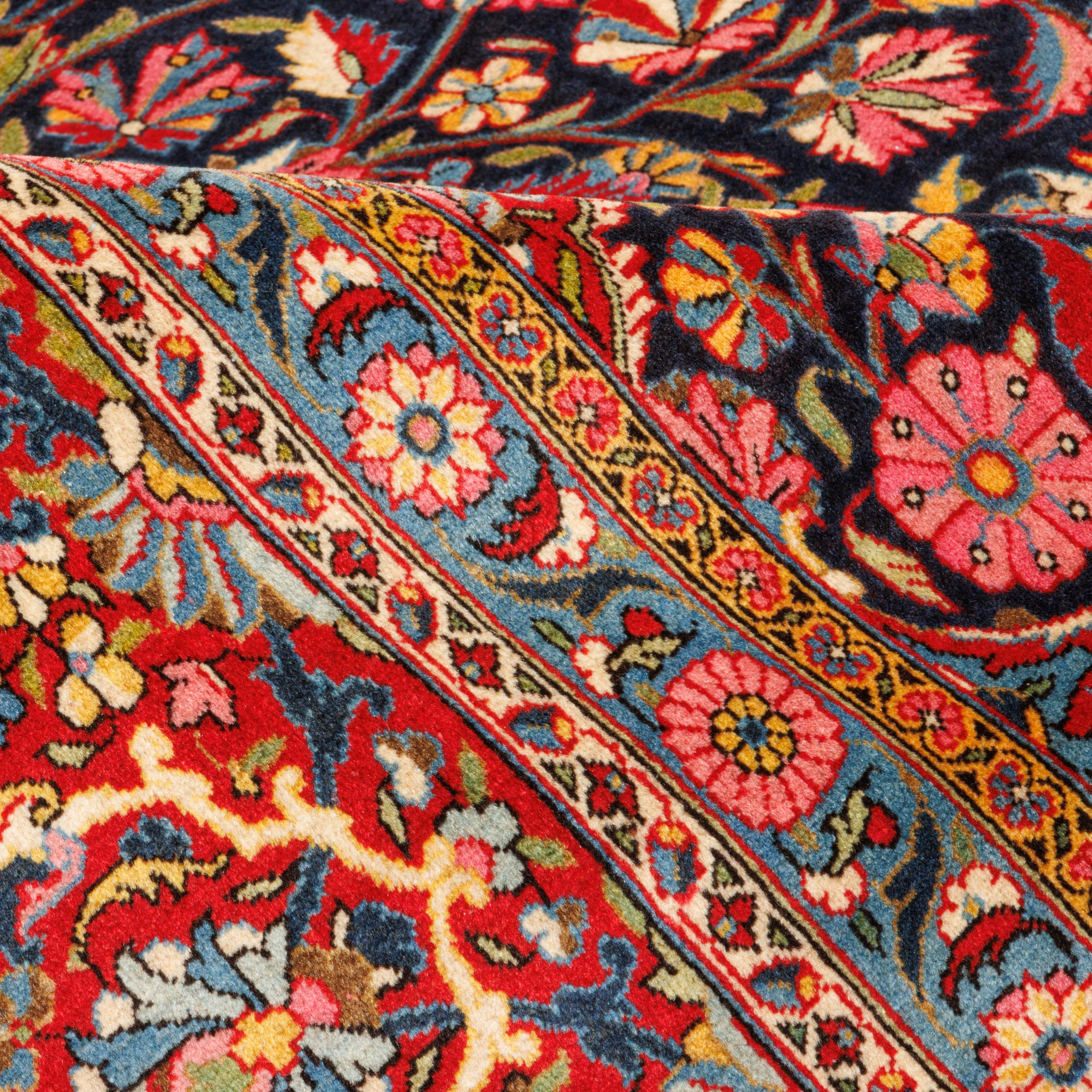 Kashan Handmade Carpet — Lachak Toranj | Wool / Cotton Warp | 327 × 525 cm | SKU 11700694