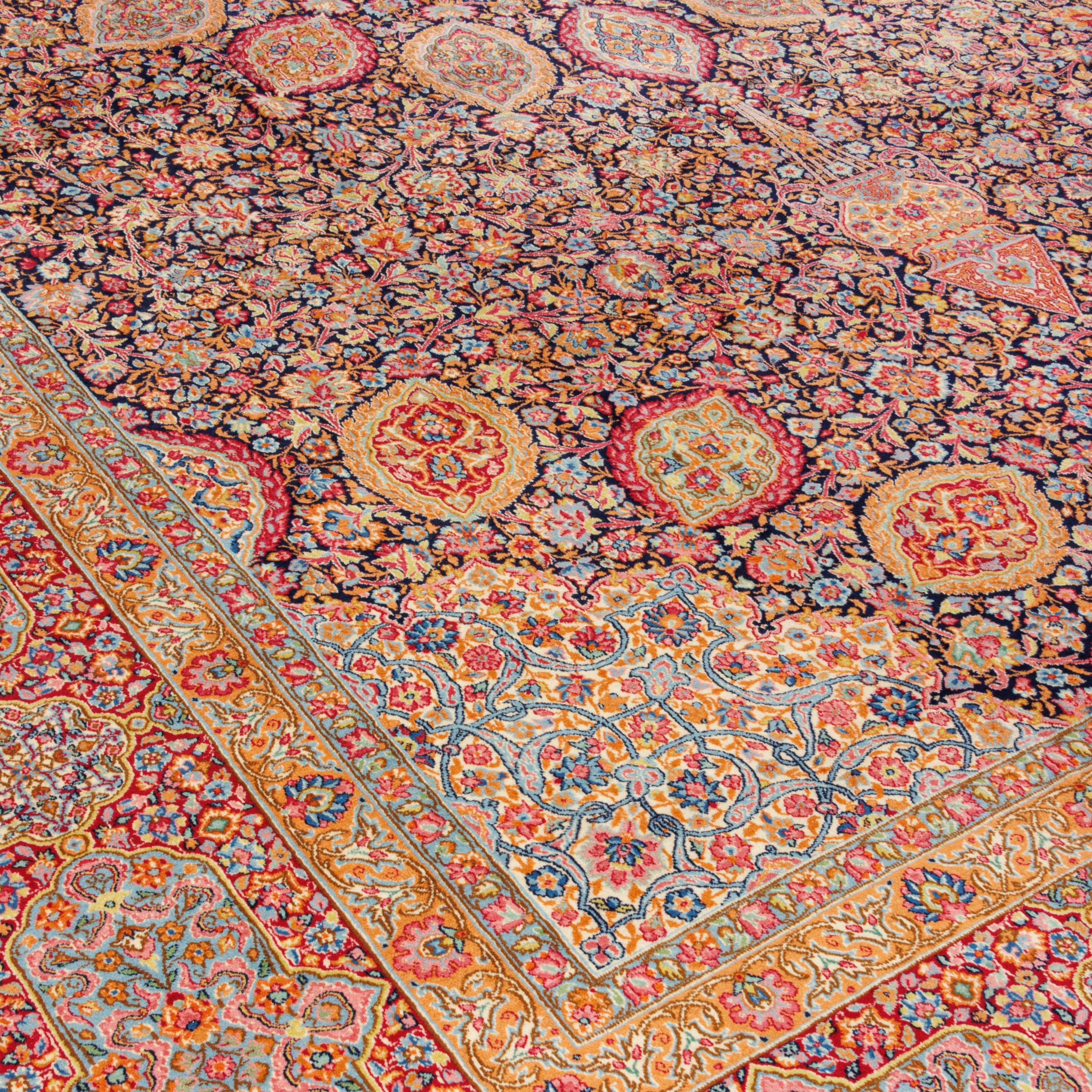 سجاد كرمان يدوي — لَشَك تورنج | صوف / سداة قطنية | 394 × 624 سم | SKU 12400679