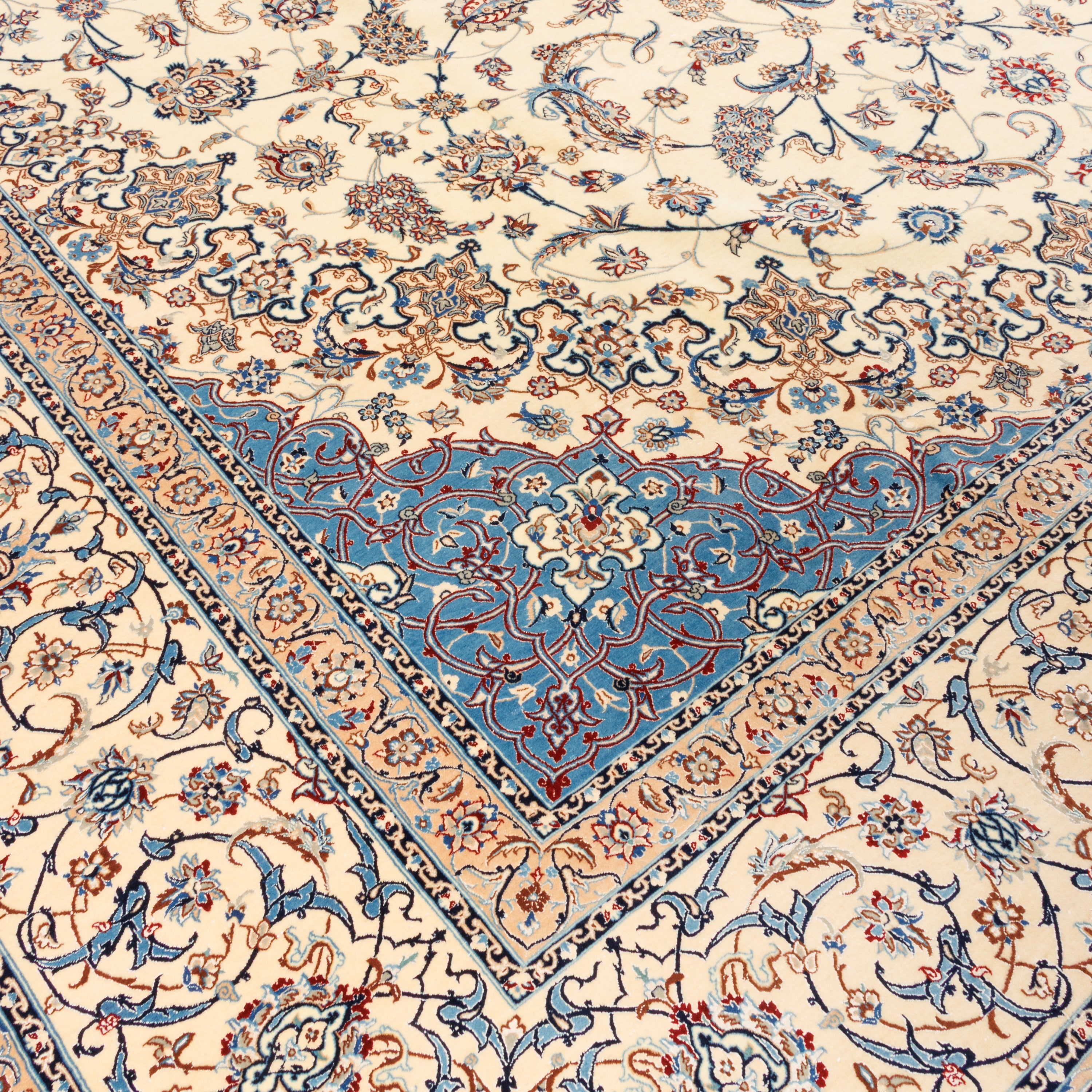 Nain Handmade Carpet — Lachak Toranj | Silk Pile / Cotton Warp | 358 × 482 cm | SKU 11700702