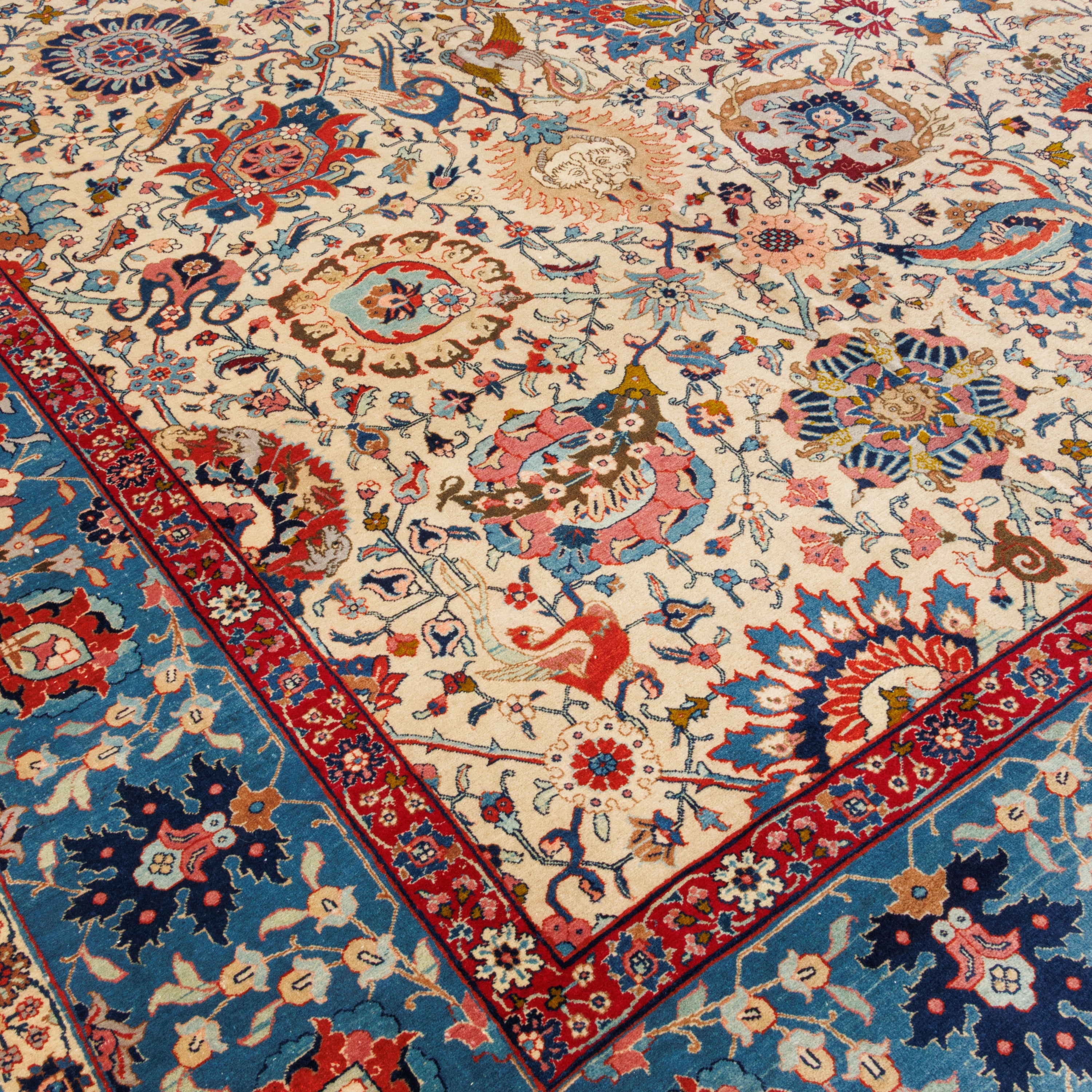 Tabriz Handmade Carpet — Sarasar | Wool / Cotton Warp | 387 × 570 cm | SKU 12200682