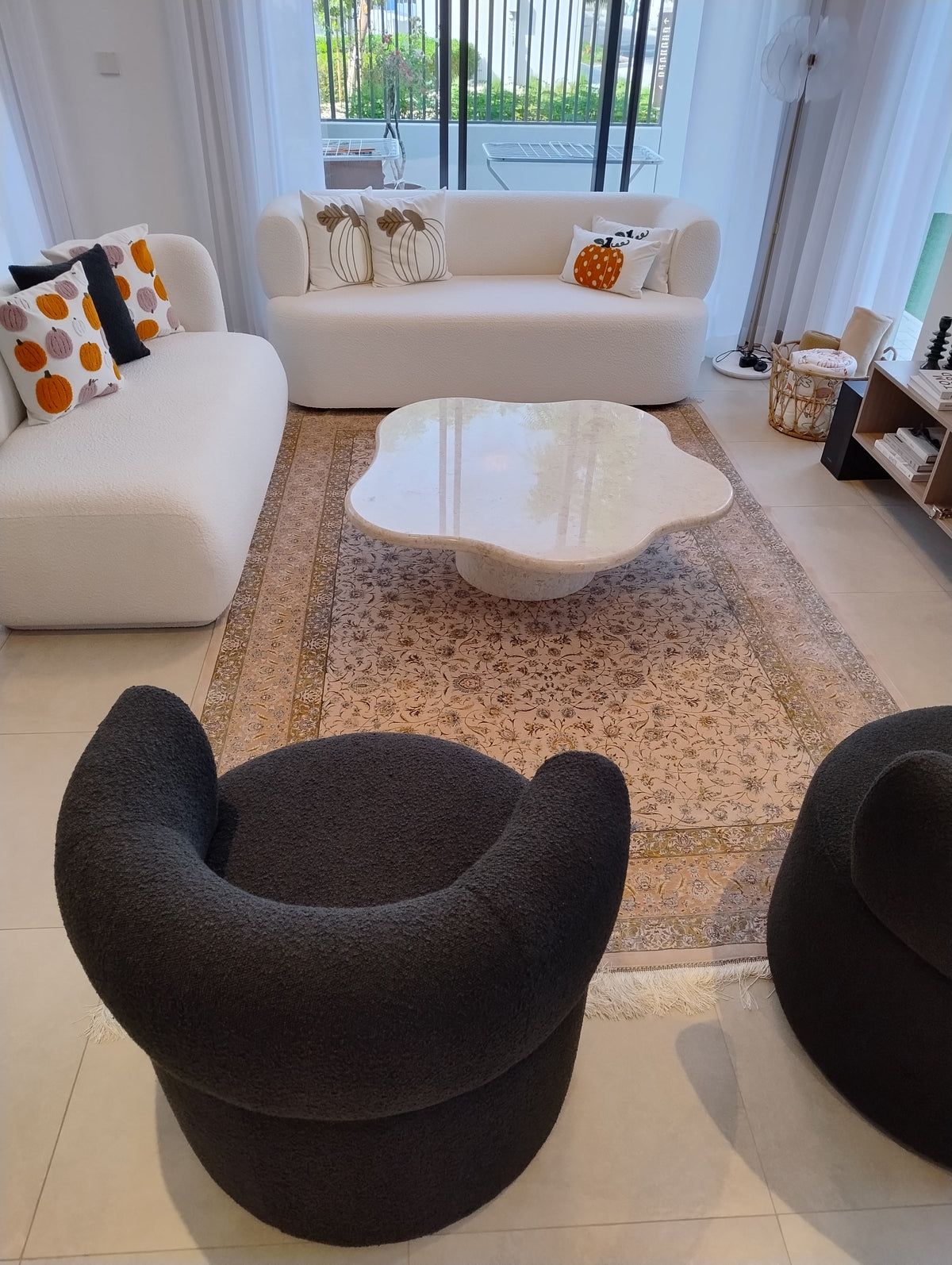 Acrylic + Bamboo Silk Afshan Allover Machine-made Carpet, Design 00175, 1500 Reed