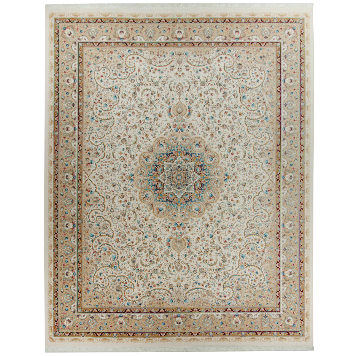 Acrylic + Bamboo Silk Machine-made Carpet, Design 00516, 1500 Reed