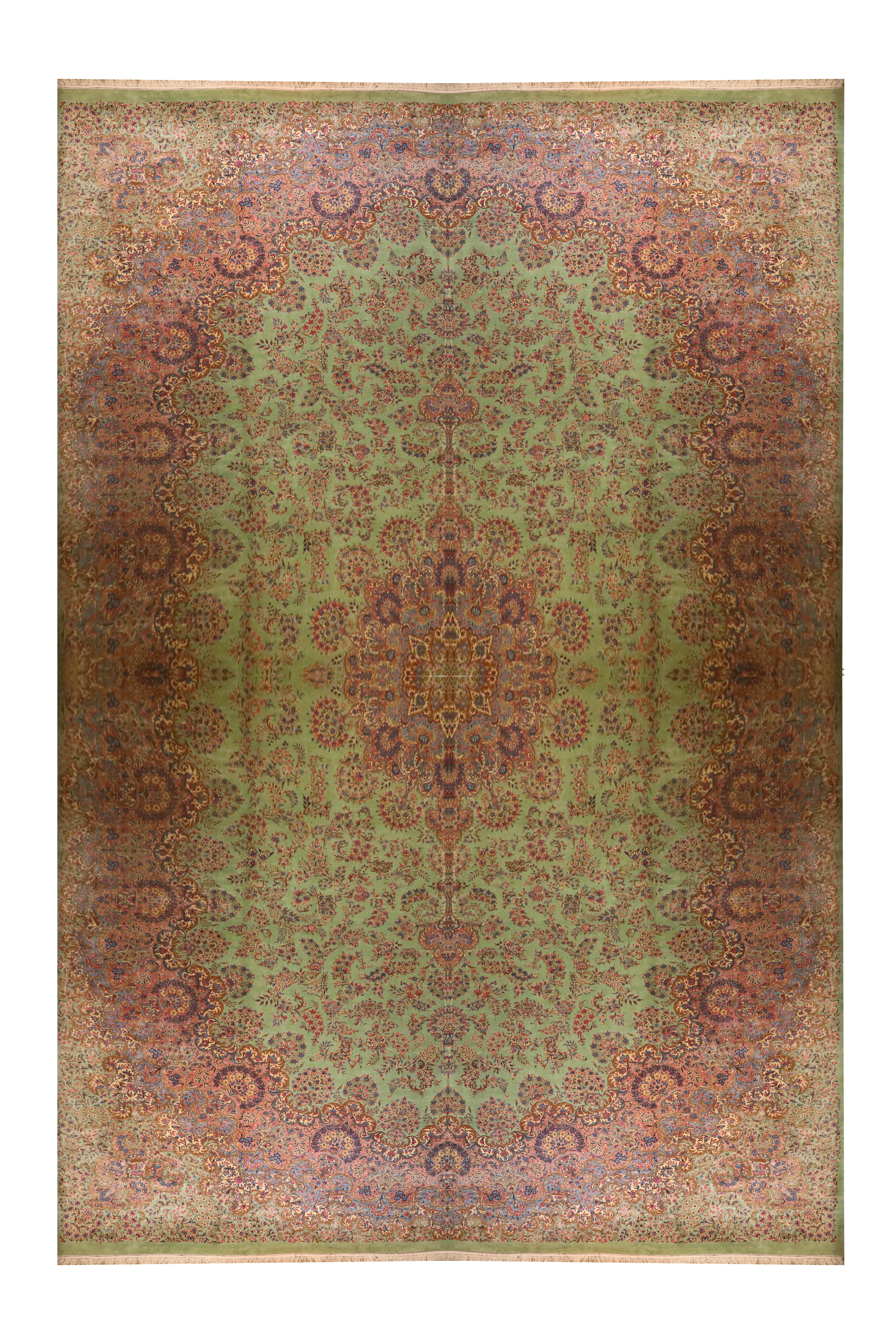سجاد كرمان يدوي الصنع — طرحة | صوف كامل | 600 × 1000 سم | رمز المنتج 16001124