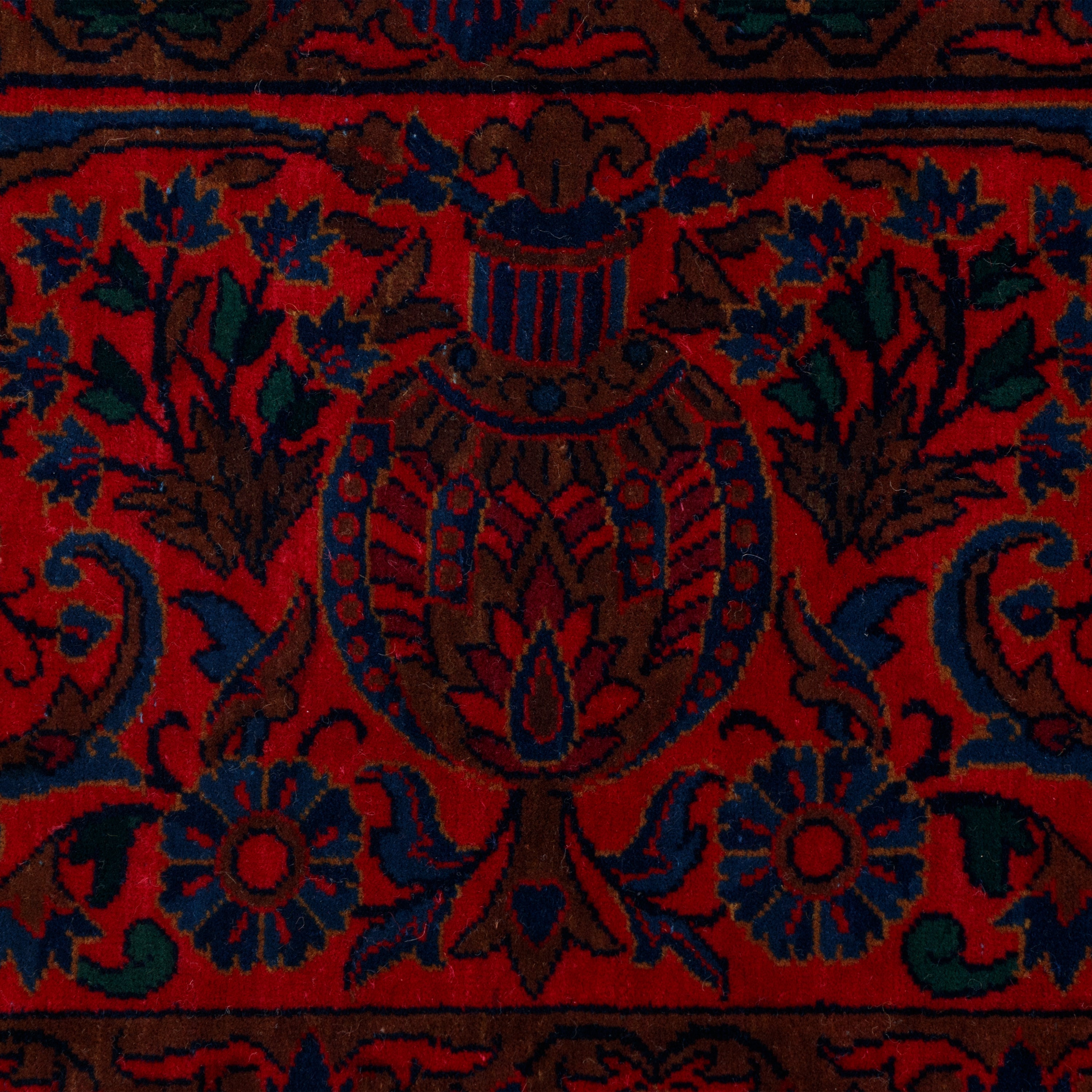 سجادة كاشان يدوية الصنع — ساراسار | صوف / سداة قطنية | 305 × 495 سم | رمز المنتج 11500640