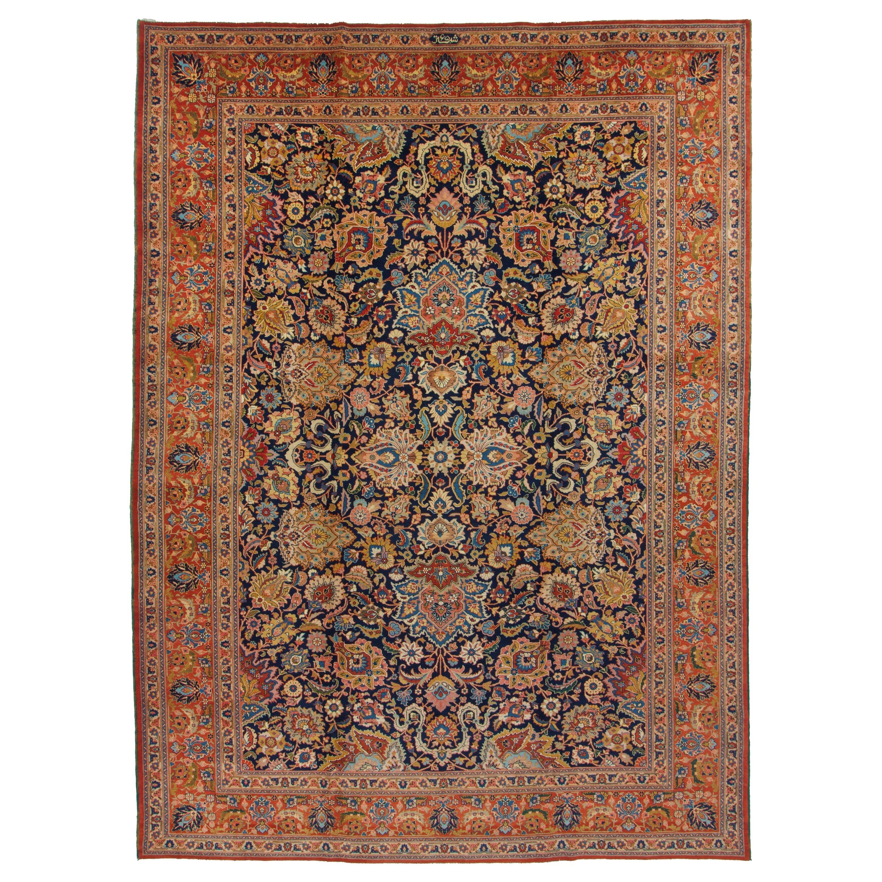 سجاد تبريز اليدوي - ساراسار | صوف / قطن | 290 × 400 سم | رمز المنتج 11100698