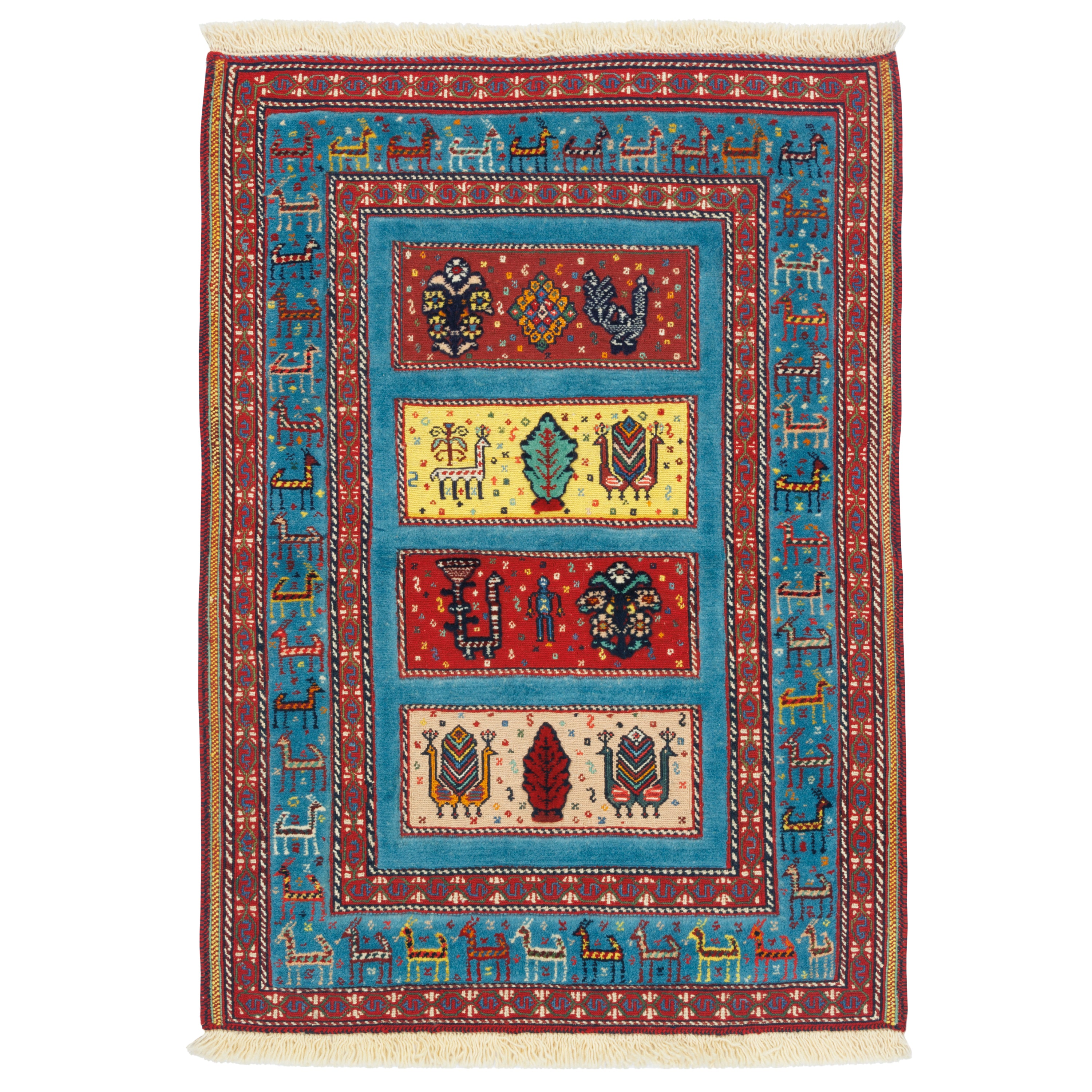 سجاد كيليم سيرجان اليدوي — غابي | صوف كامل | 83 × 115 سم | رمز المنتج 40000316