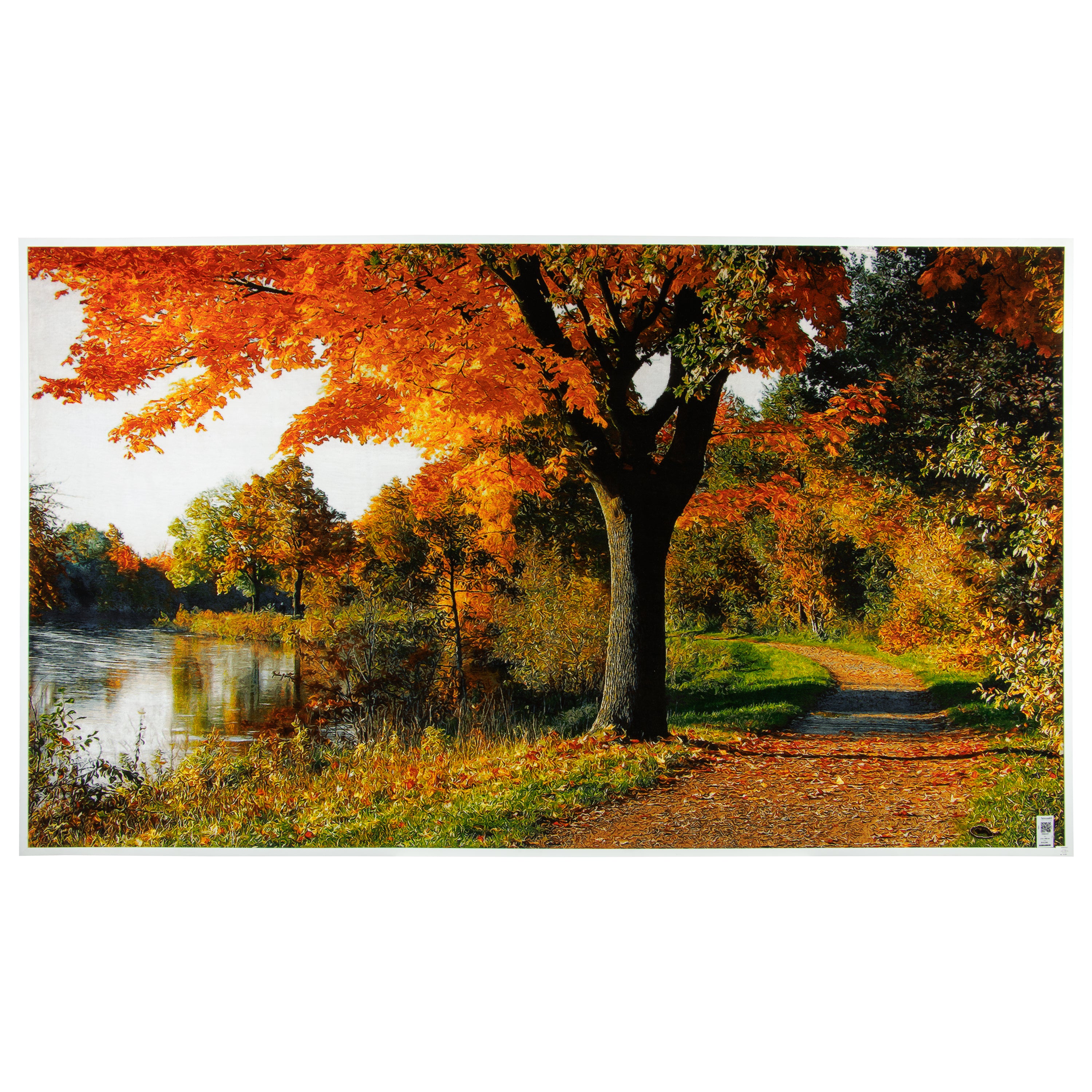 Tabriz Handmade Carpet Wall Art — Sarasar | Silk Pile / Silk Warp | 173 × 300 cm | SKU 70501537