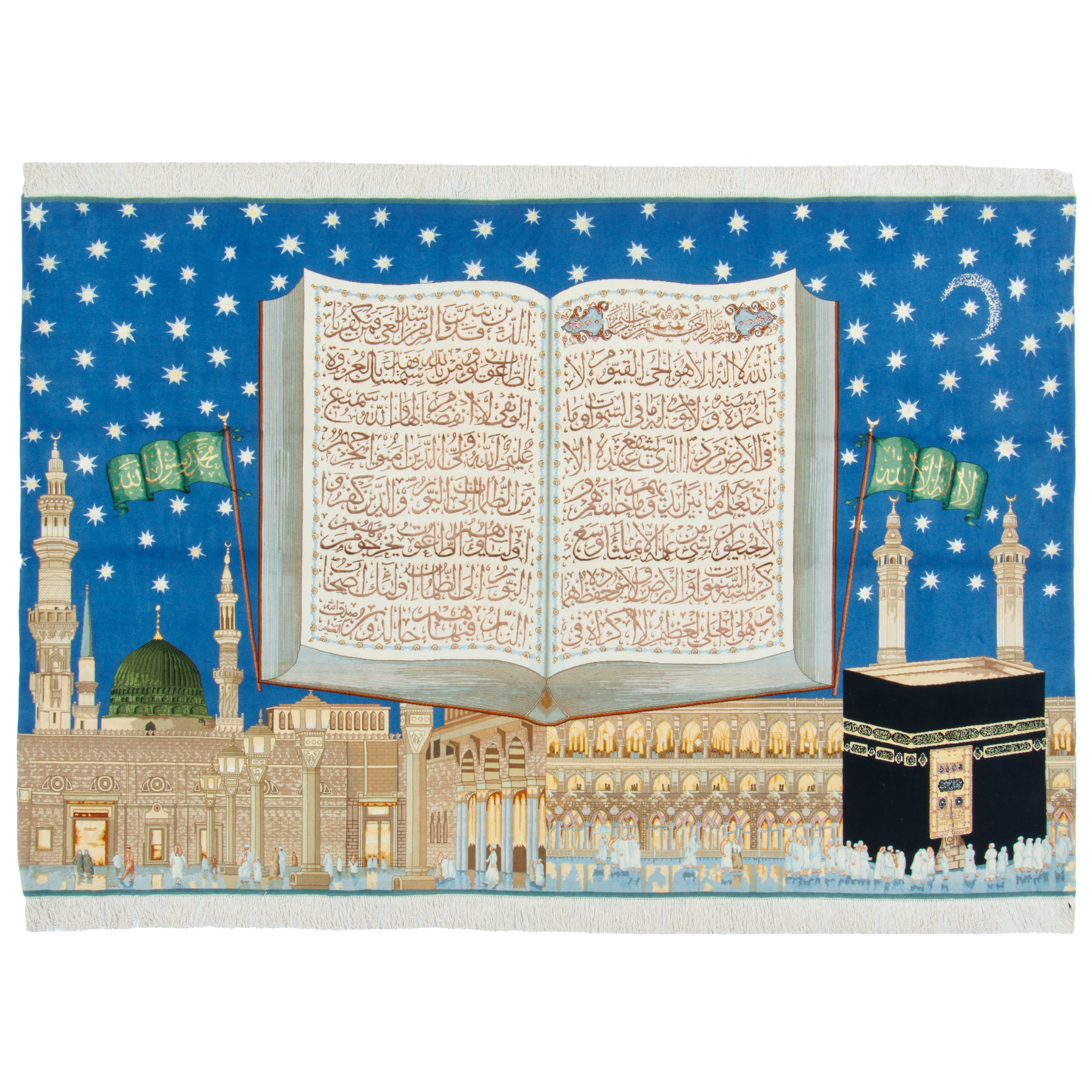 لوحة حائط سجاد تبريز يدوي — ساراسار | وبر حرير / سدى حرير | 200 × 300 سم | رمز المنتج 70600597