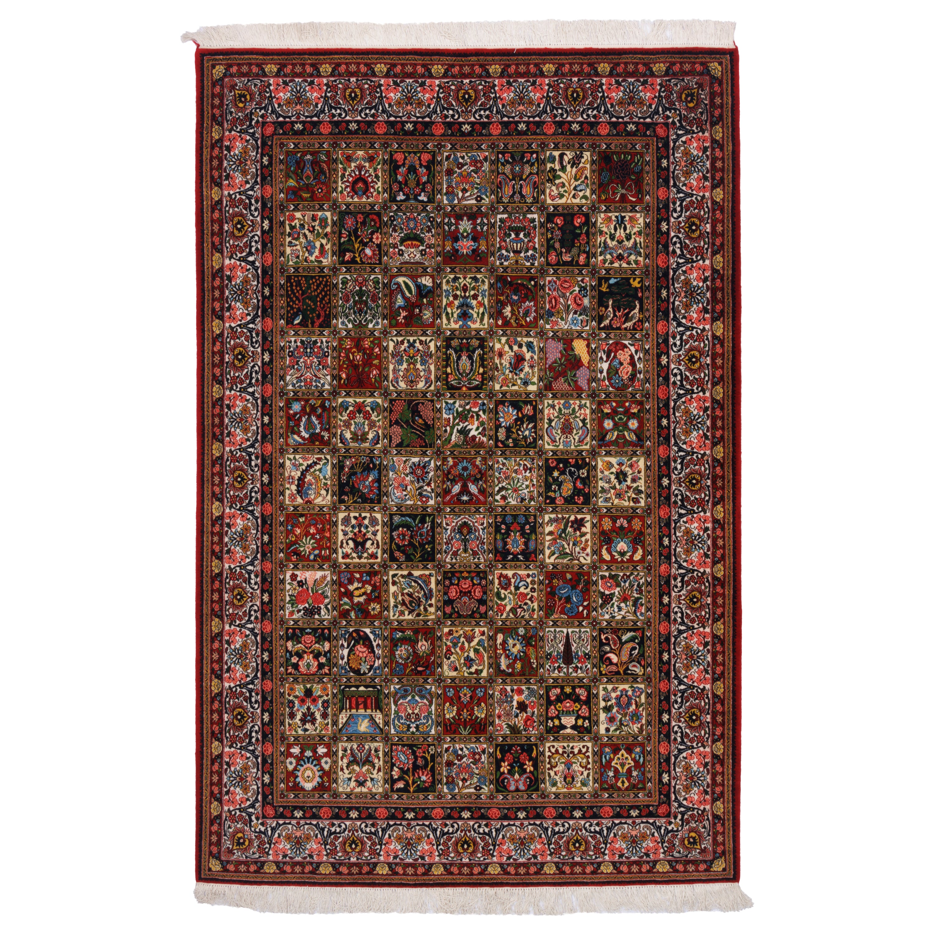 سجادة بختياري يدوية — خشتي | صوف / سداة حريرية | 150 × 230 سم | رمز المنتج 10300861